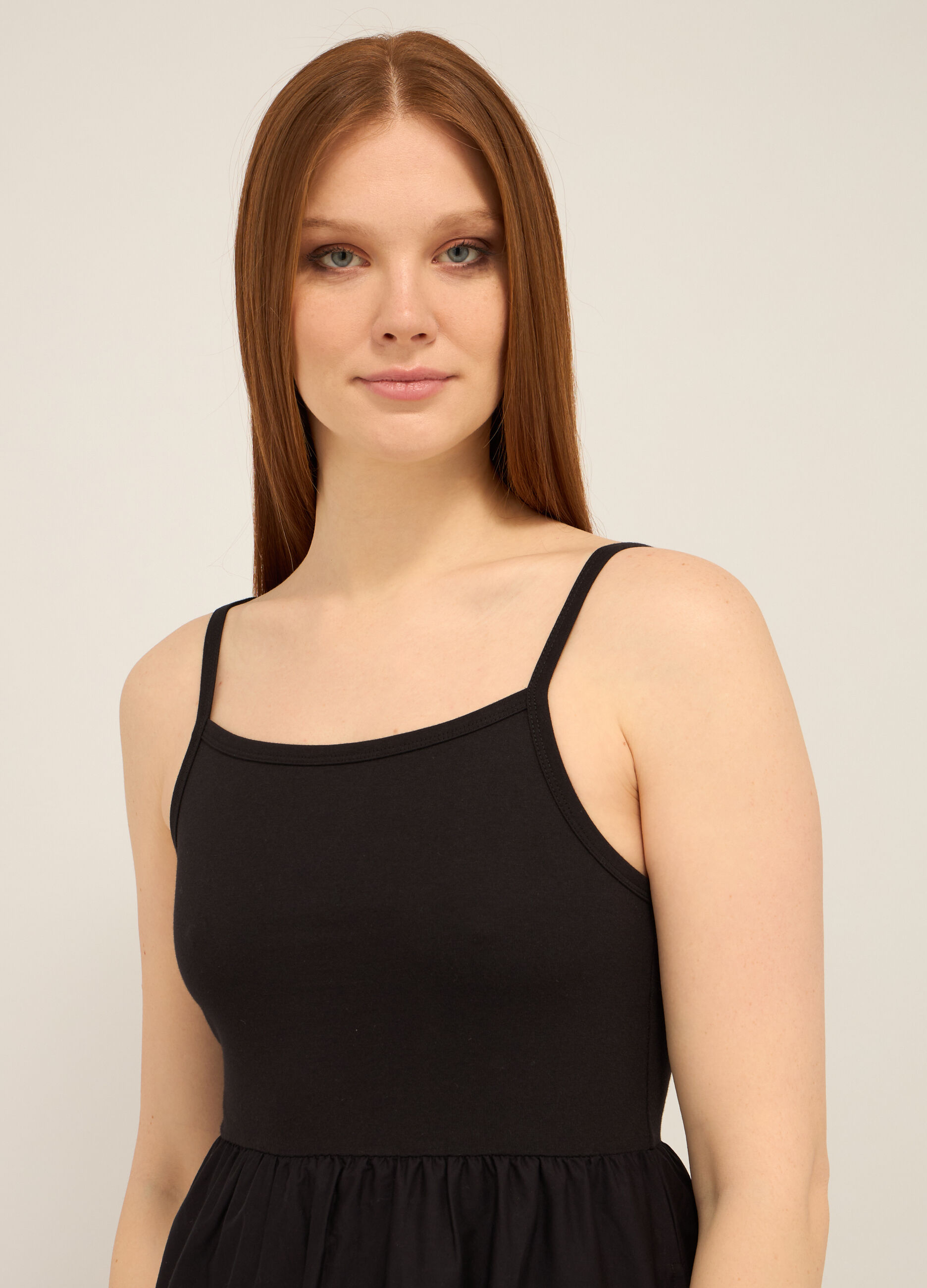 Abito lungo in puro cotone donna_2