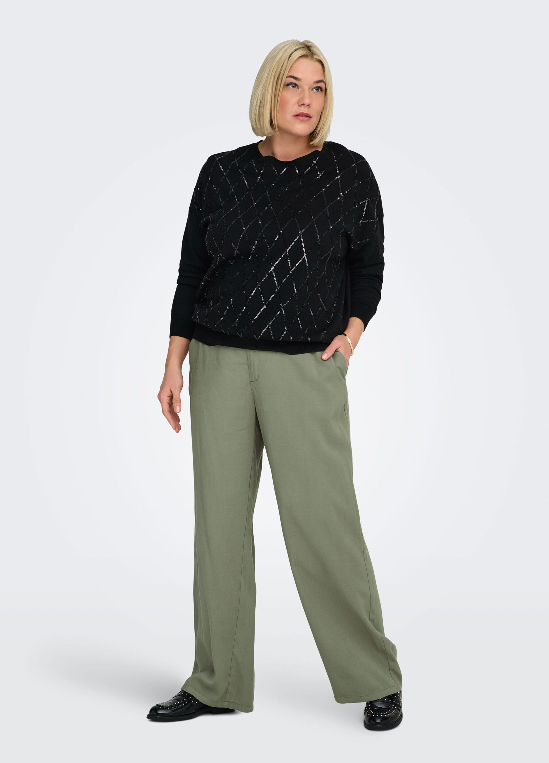 Pantaloni straight fit_0