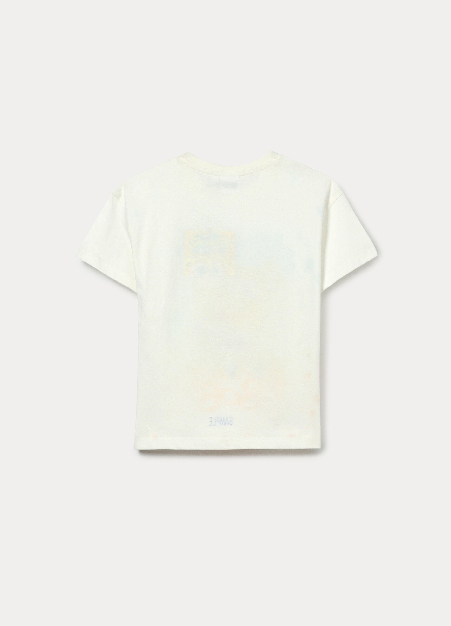 T-shirt Spongebob in jersey di puro cotone bambino_1