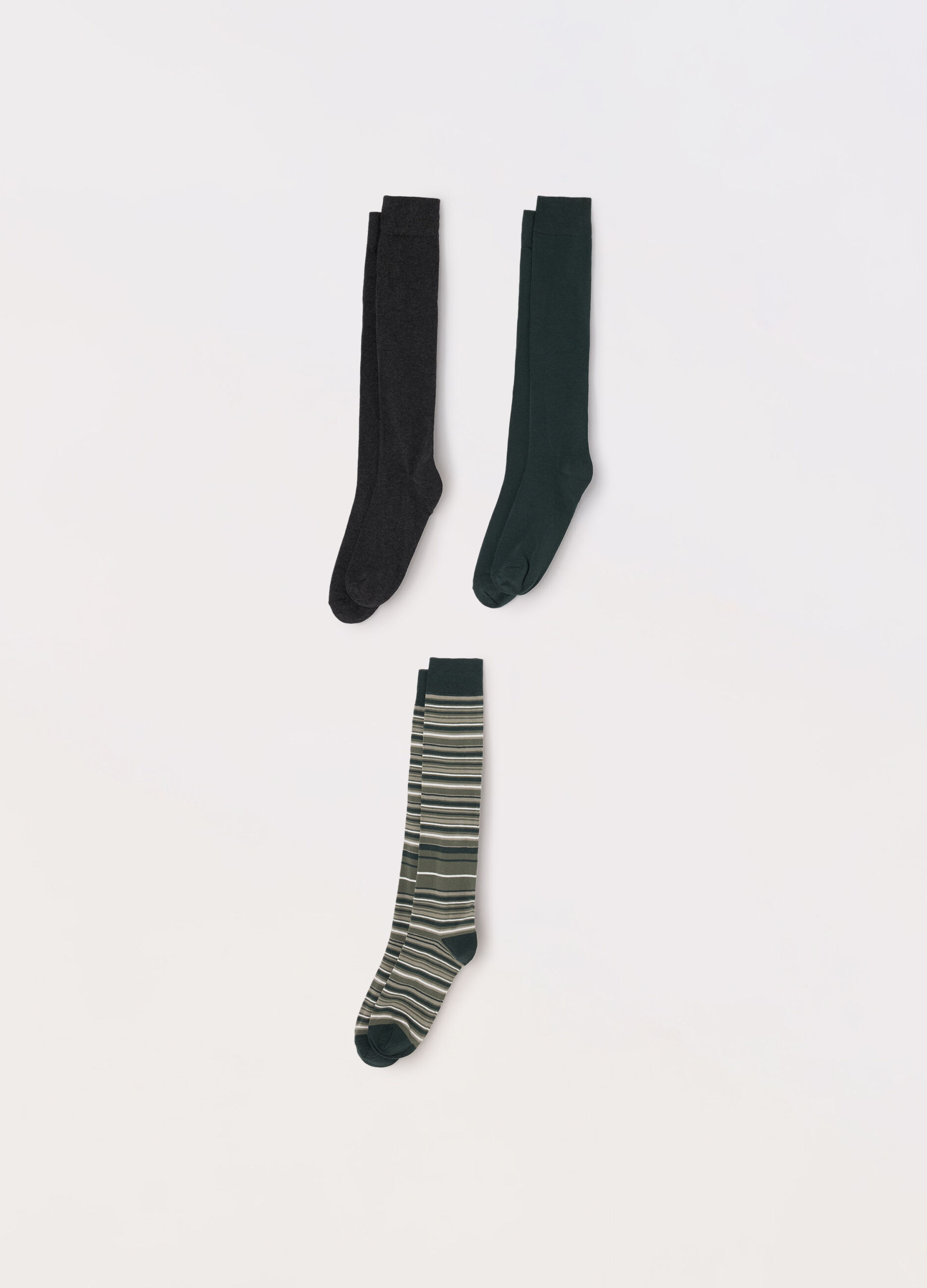 3 pack calze lunghe in cotone stretch uomo_0