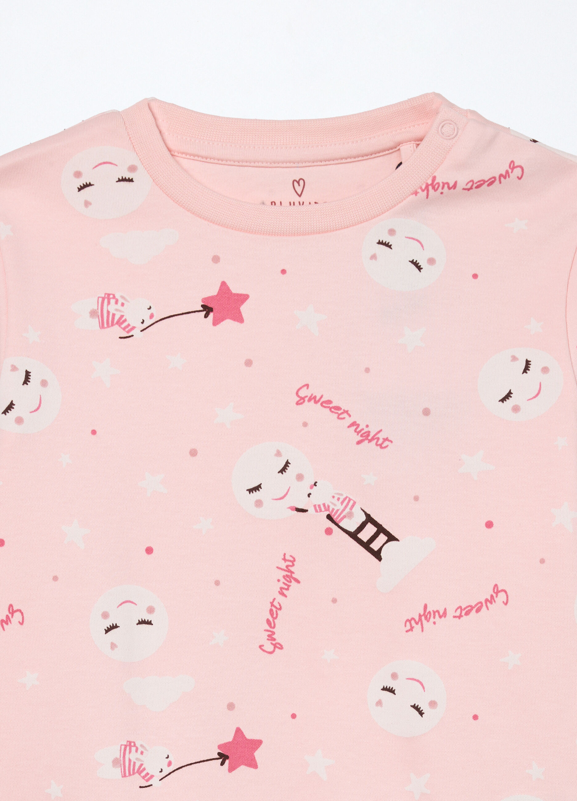 Set pigiama lungo in interlock di puro cotone _2