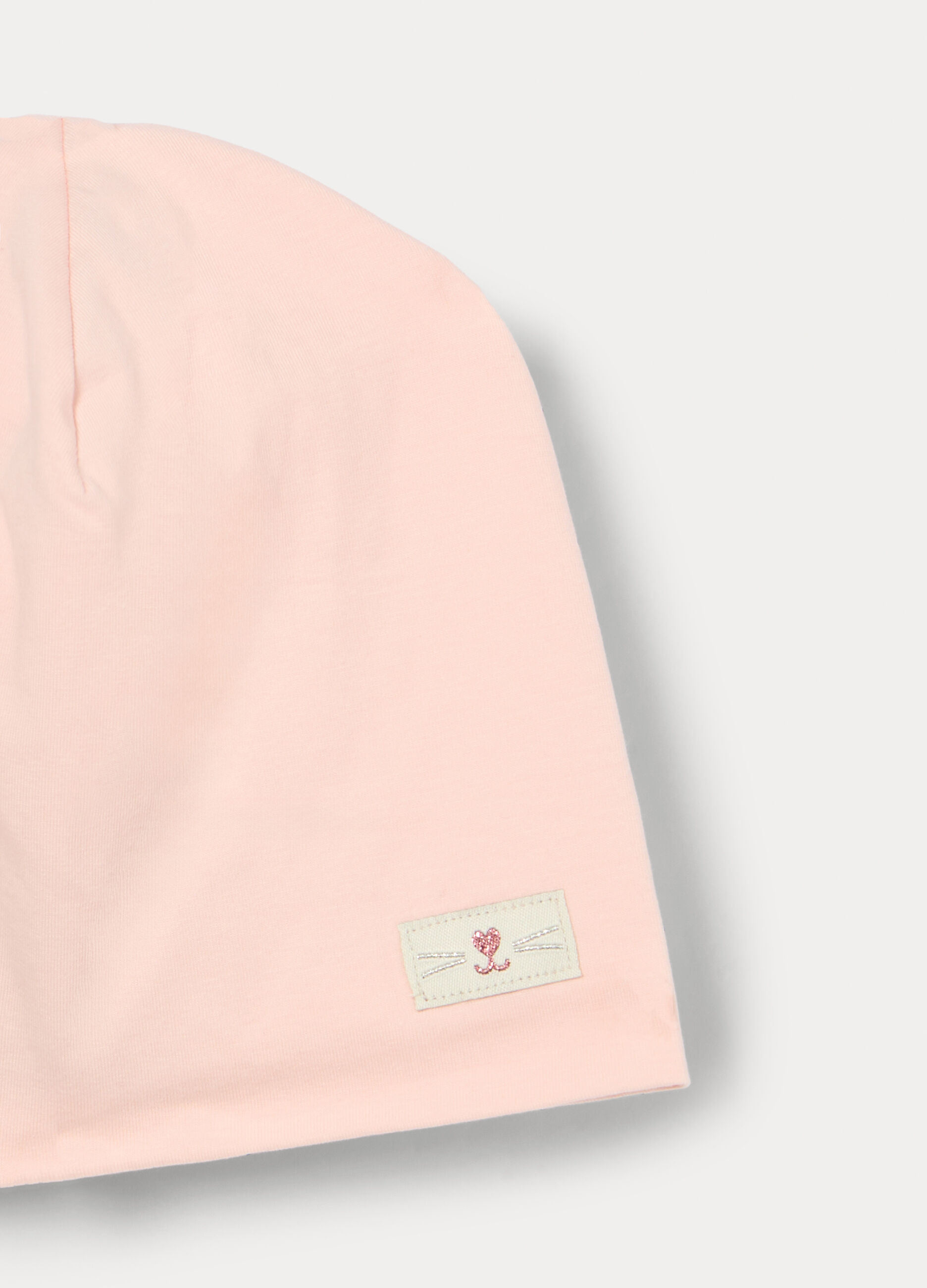 Berretto in jersey di cotone stretch neonata_2