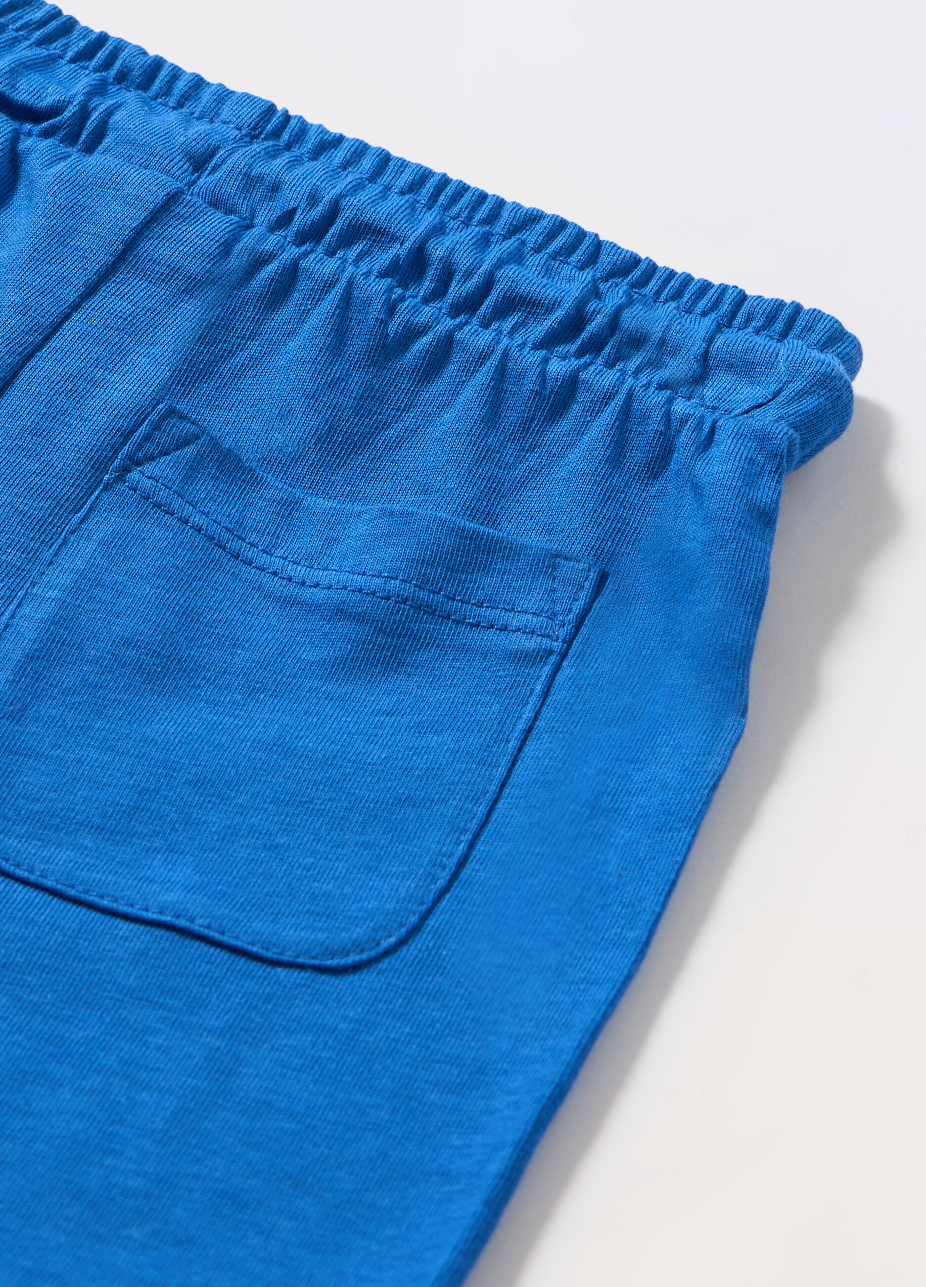 Shorts in jersey di puro cotone neonato_1