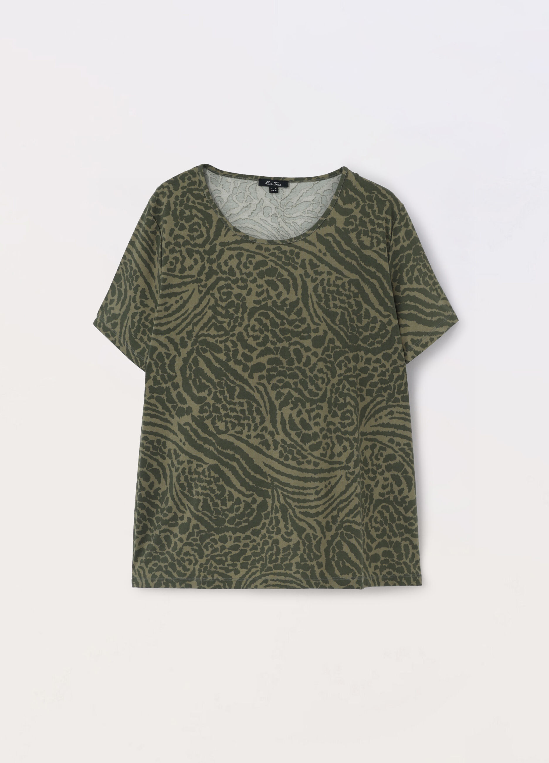 T-shirt in jersey stretch donna curvy_0