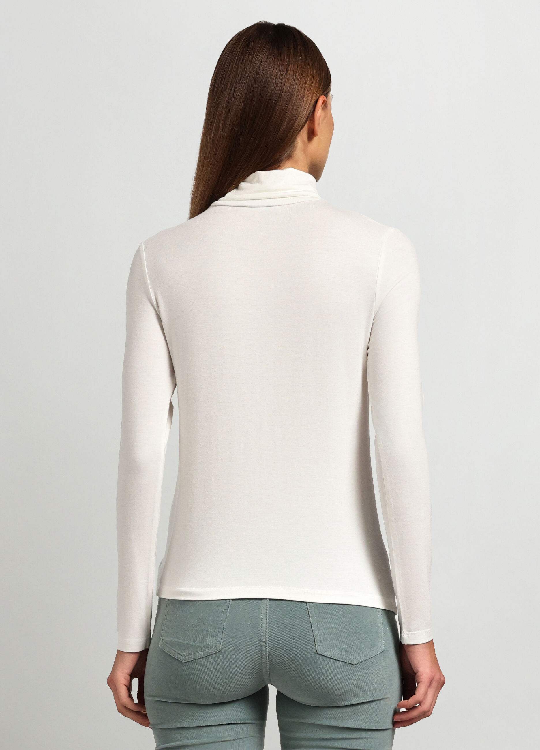 Lupetto in viscosa stretch donna_1