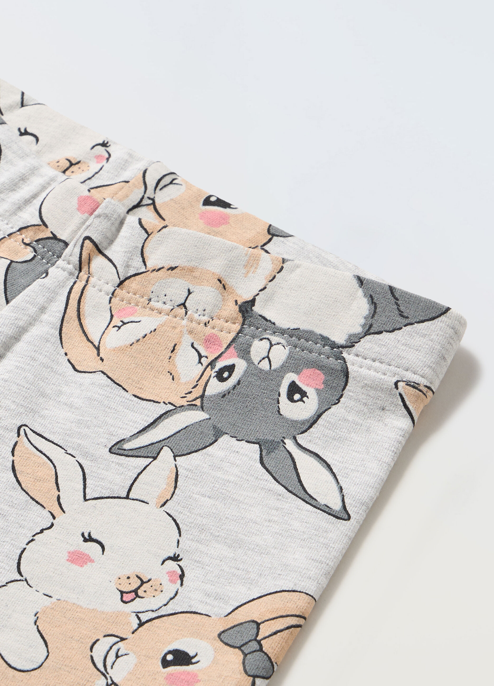 Leggings in cotone stretch bambina_1