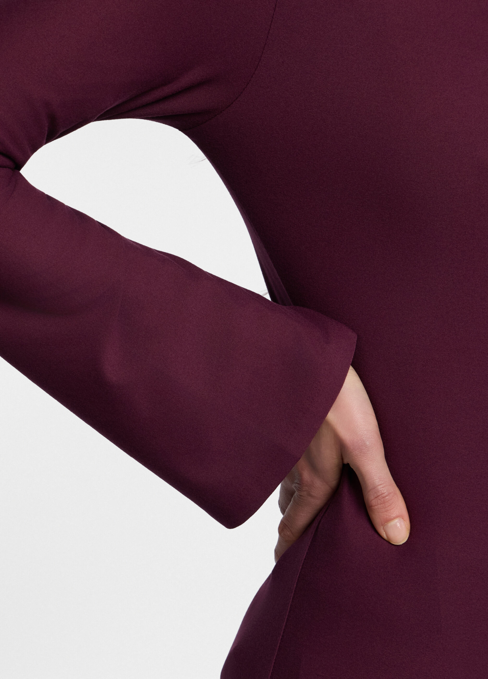 T-shirt con scollo a barchetta stretch donna_2