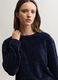 Maglione girocollo rasato in ciniglia donna_2