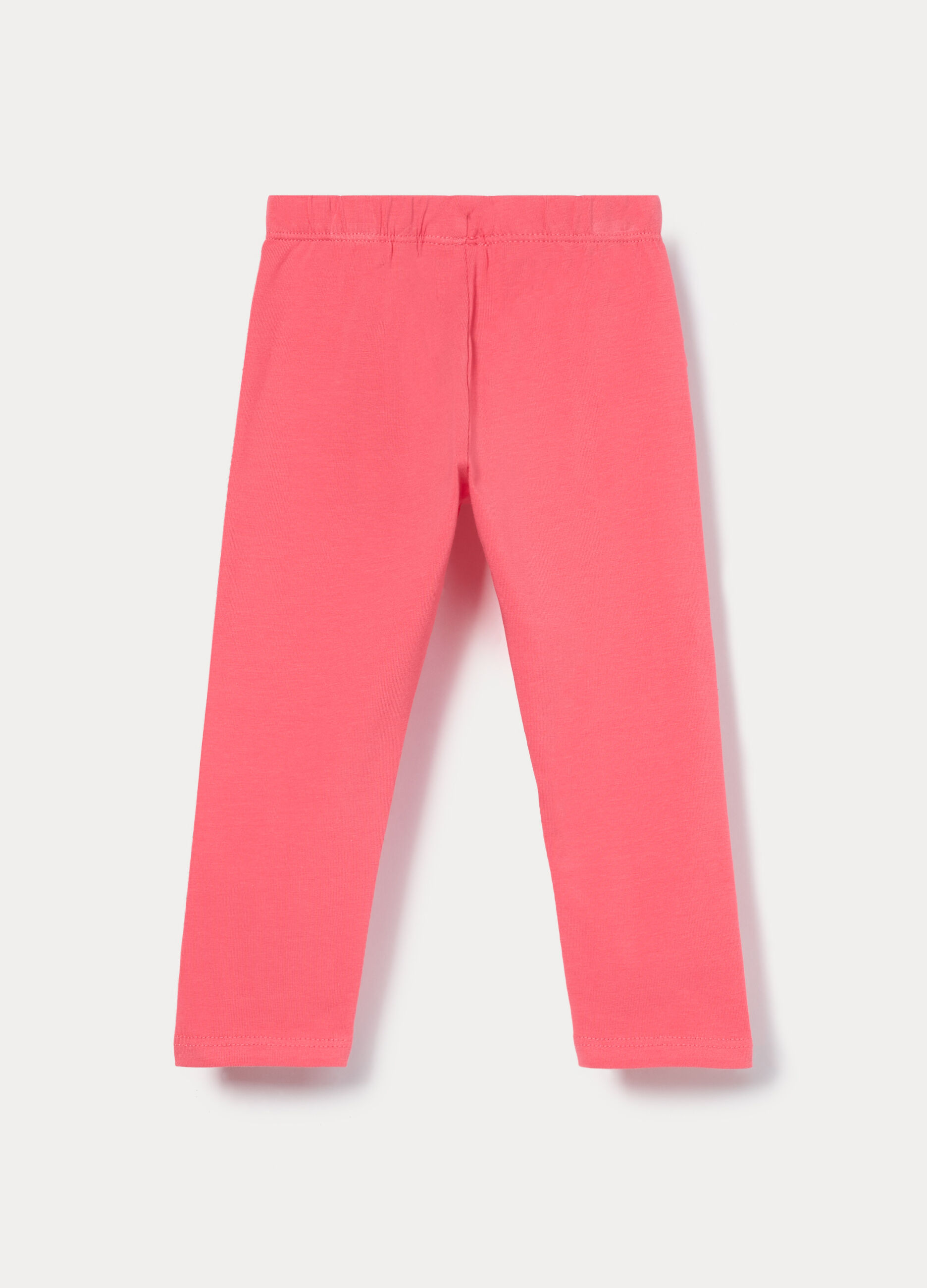 Leggings in jersey di cotone stretch bimba_1