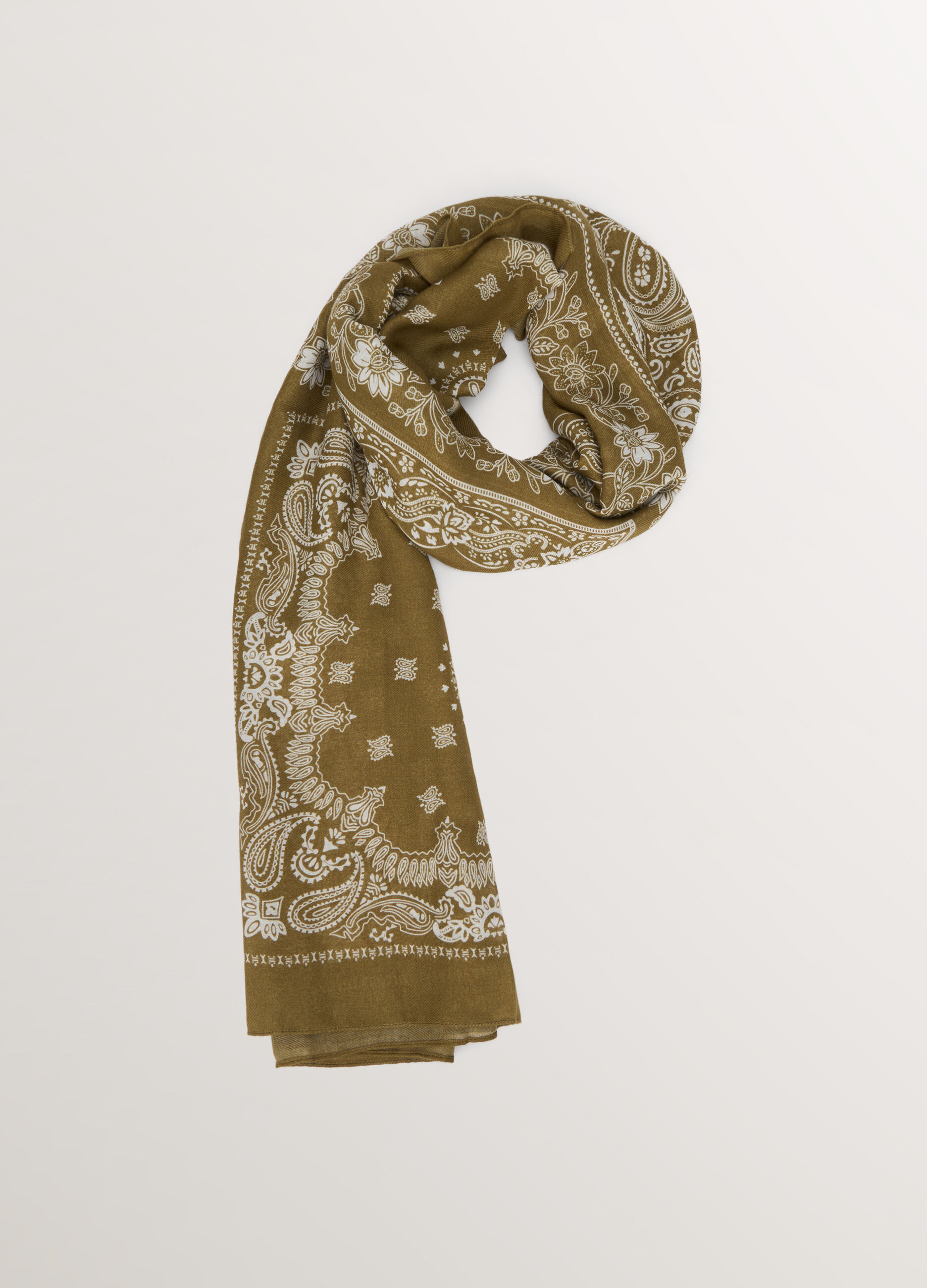 Foulard con stampa donna_0