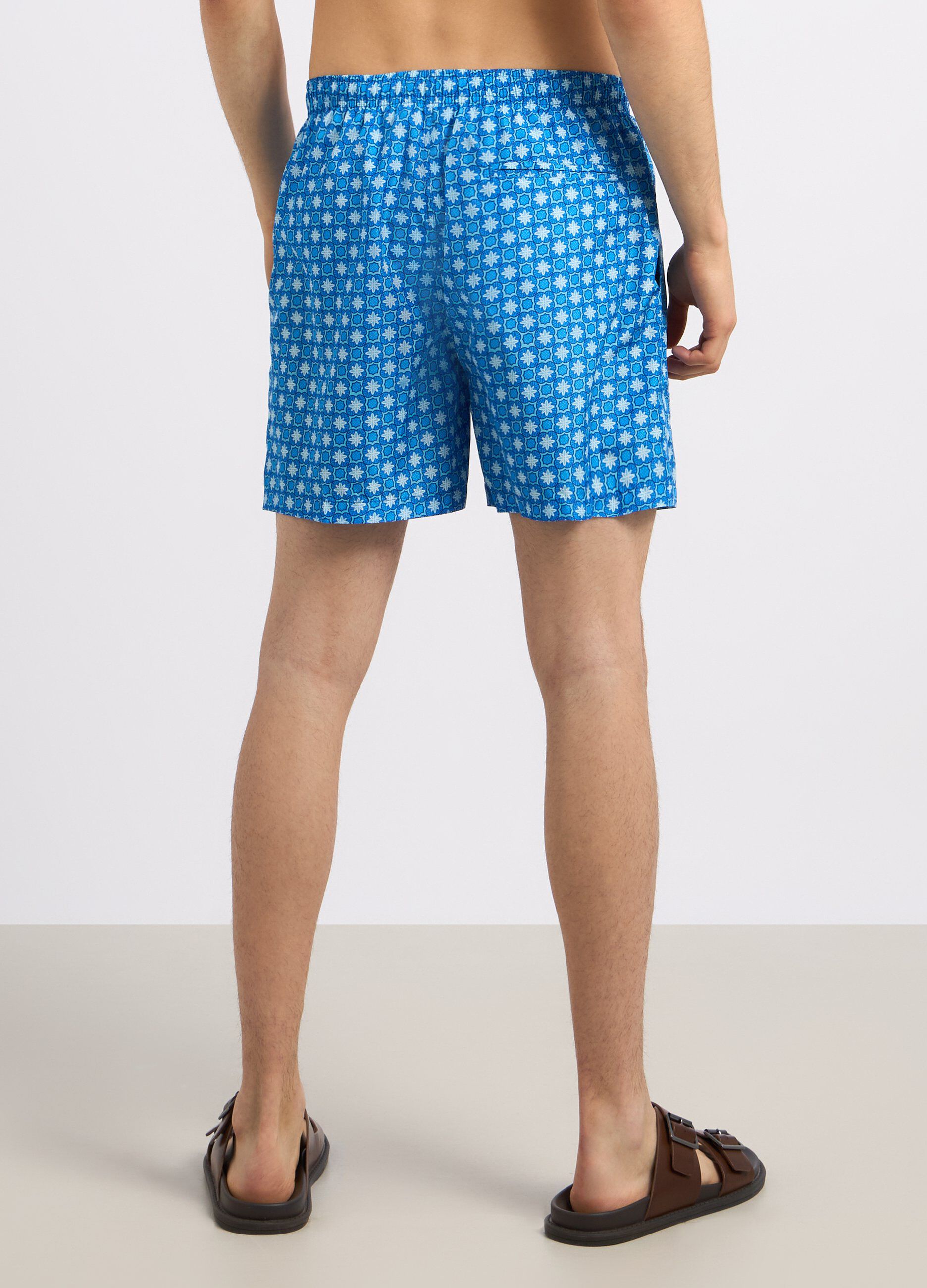 Costume shorts con stampa uomo