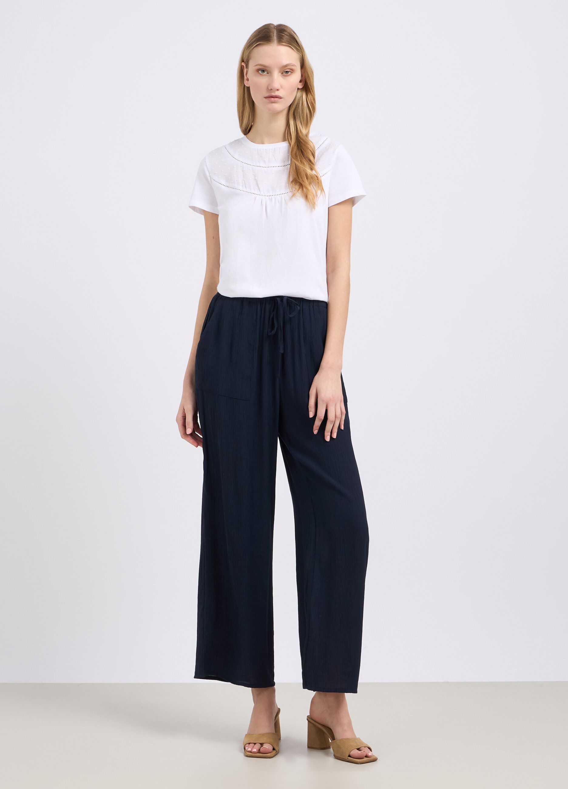 Joggers crêpe donna