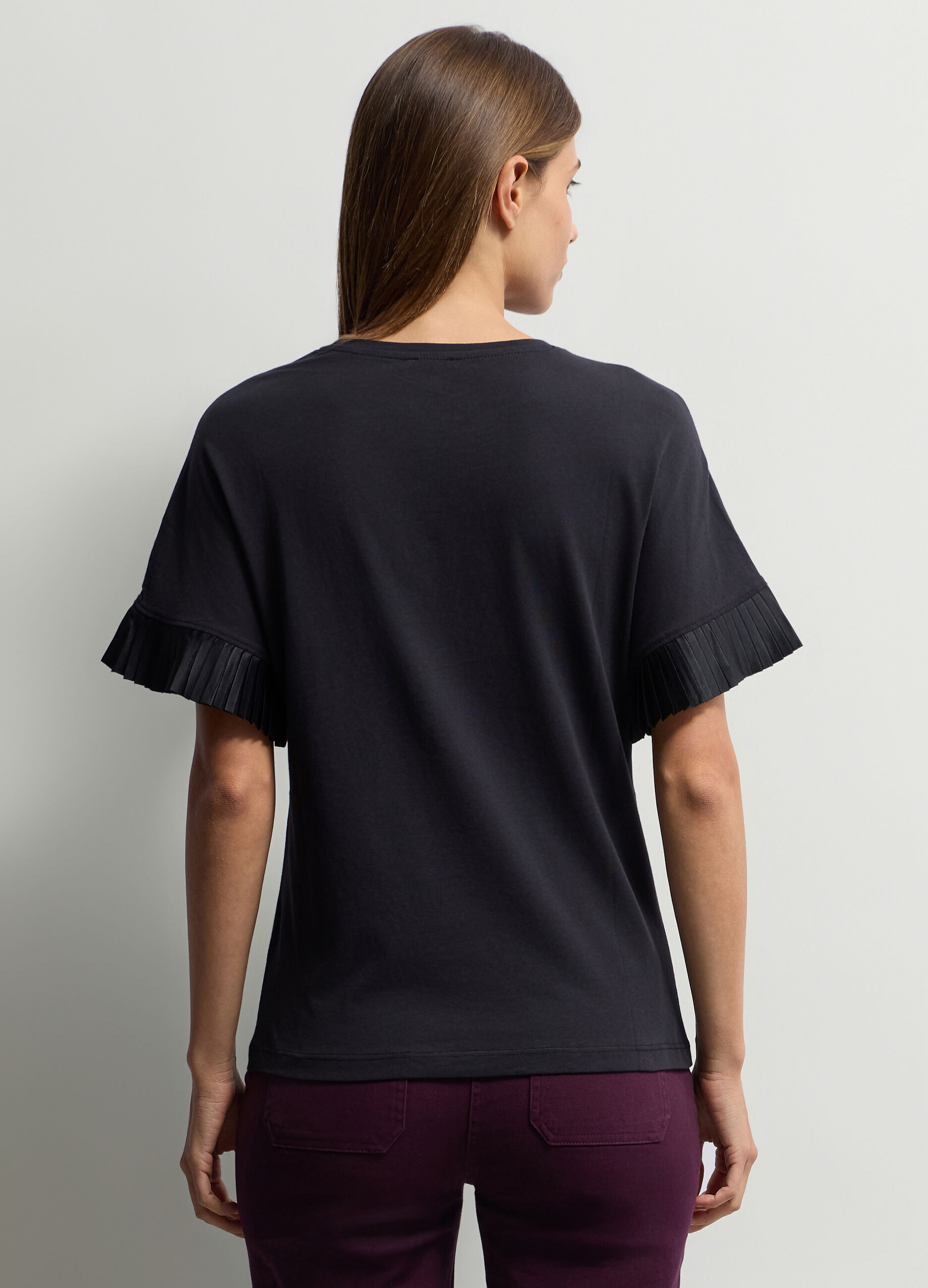 T-shirt girocollo donna_1