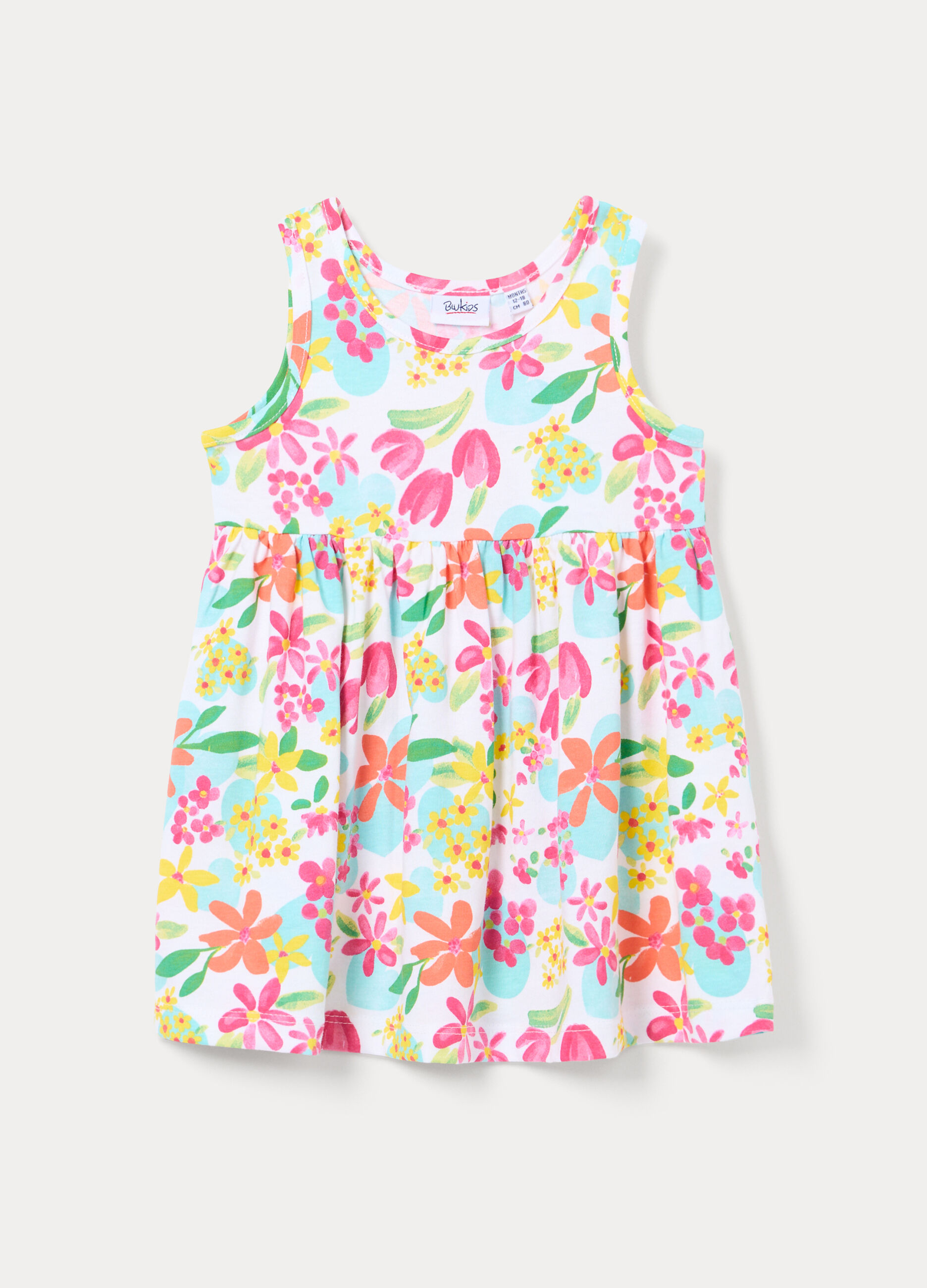 Vestito in jersey di puro cotone bimba