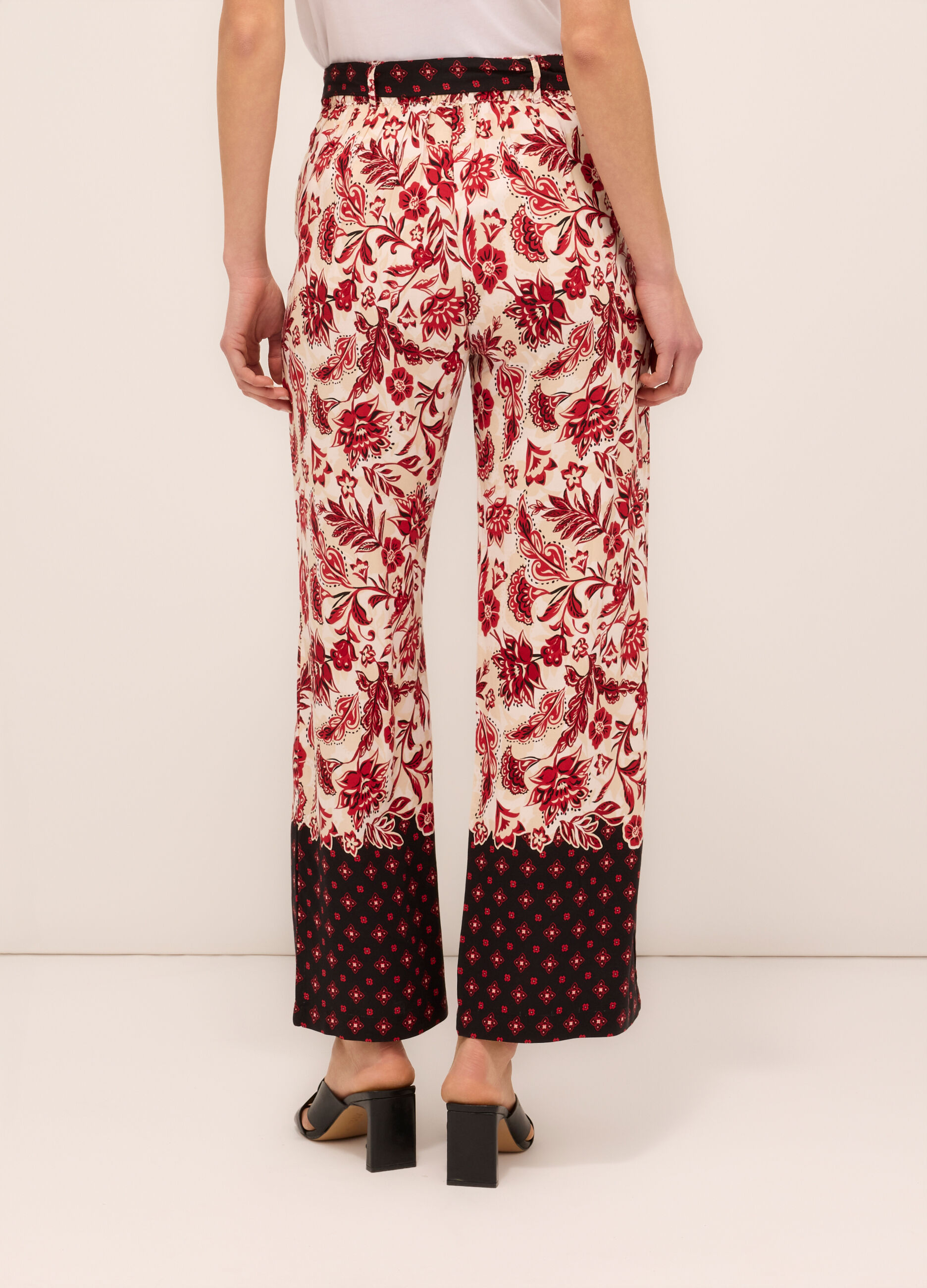 Pantaloni in pura viscosa donna_1
