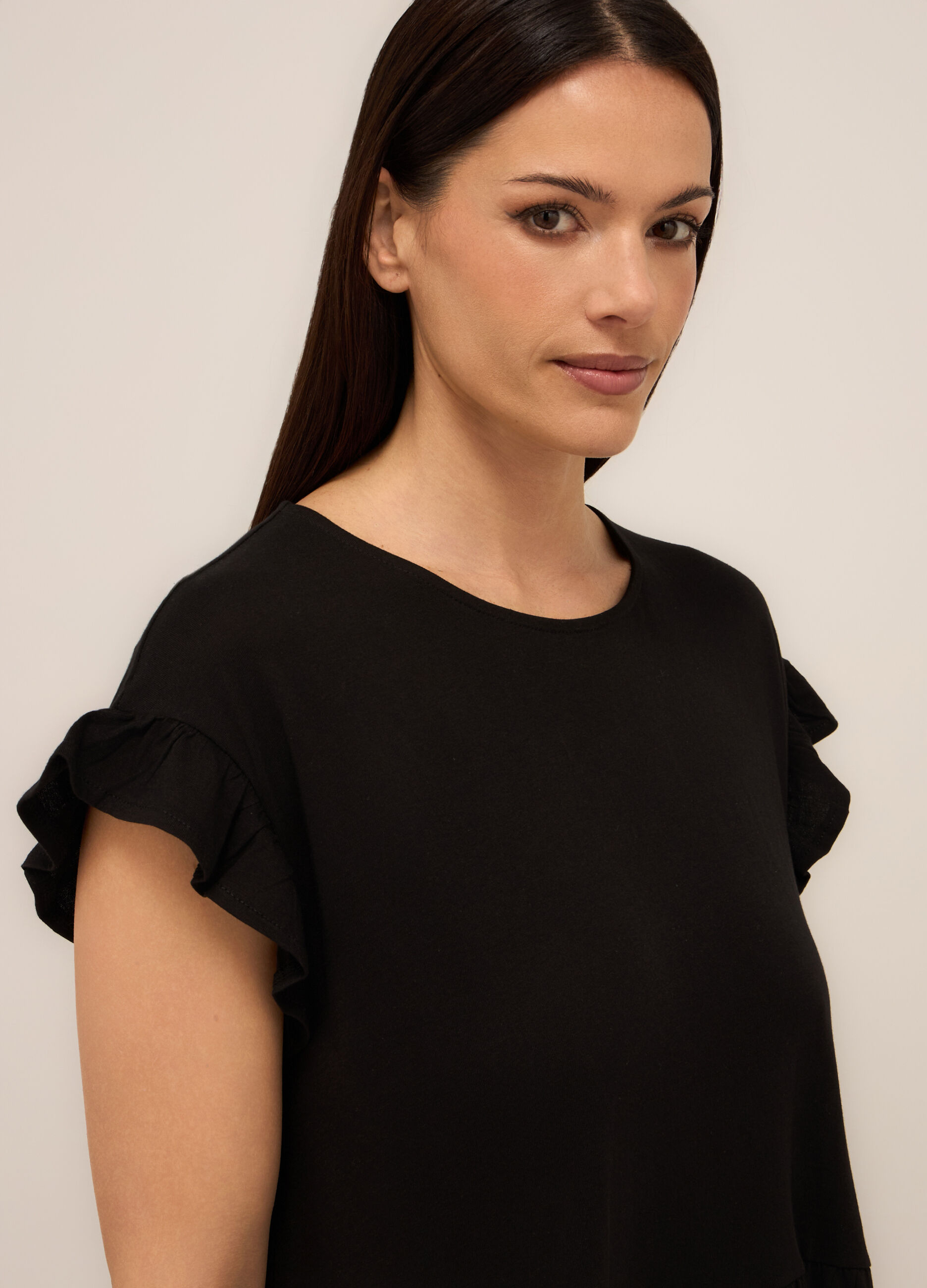 Abito in jersey di puro cotone donna_2