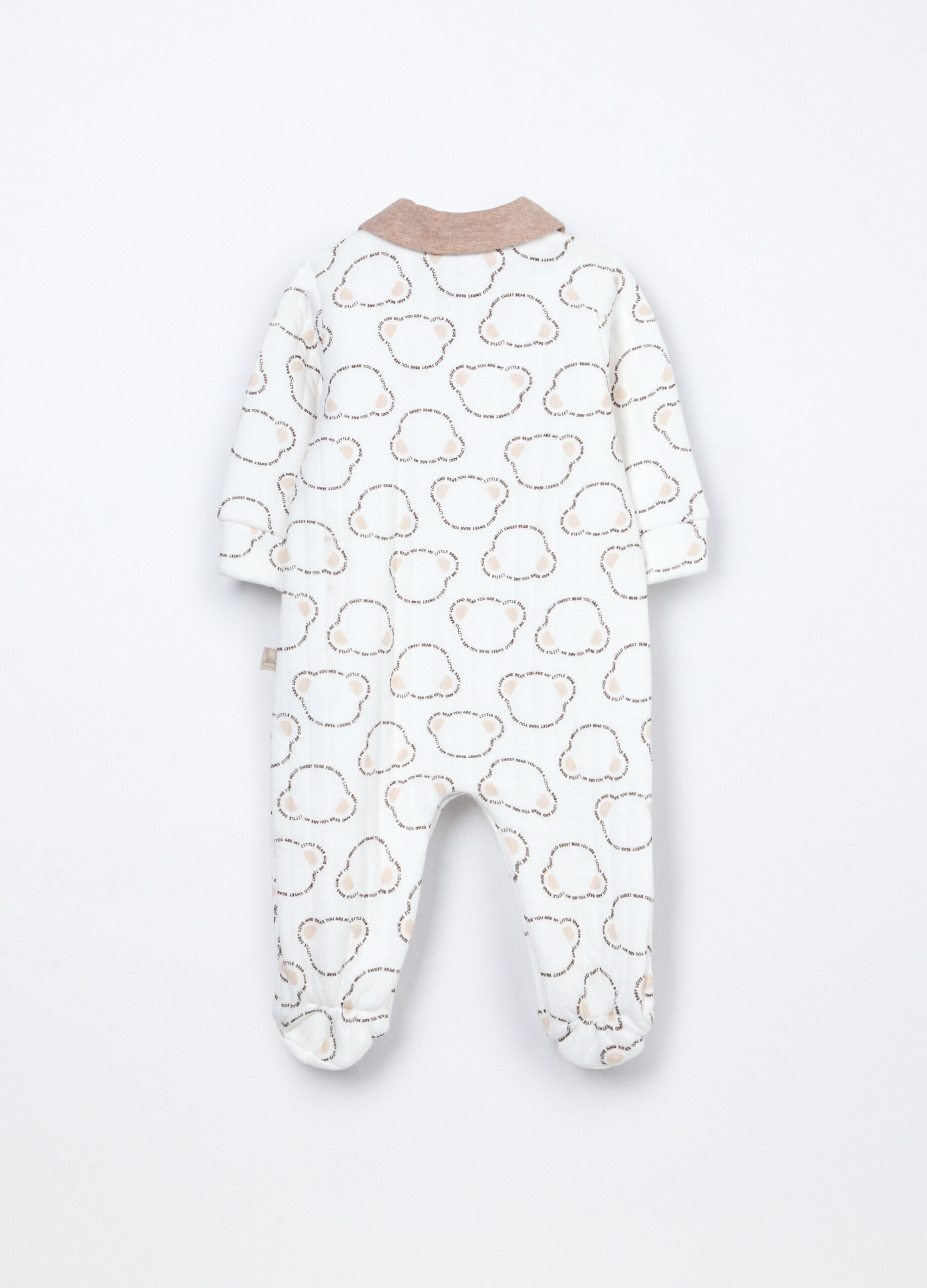 Tutina in misto cotone velour neonato_1