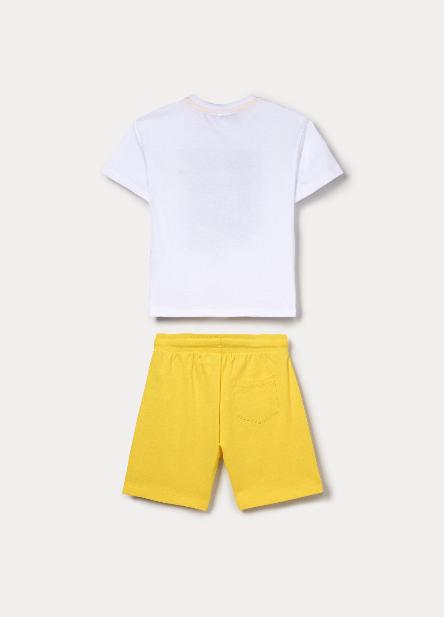 Jogging set in jersey di puro cotone bambino_1