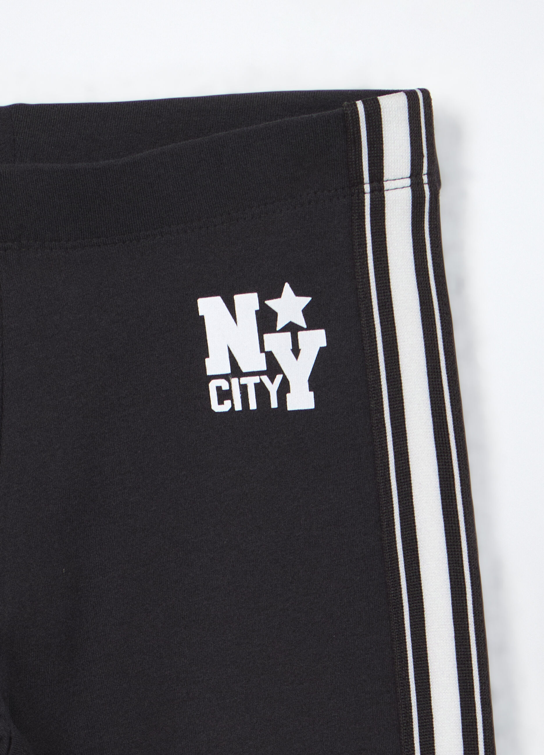 Leggings in jersey di cotone stretch ragazza_2