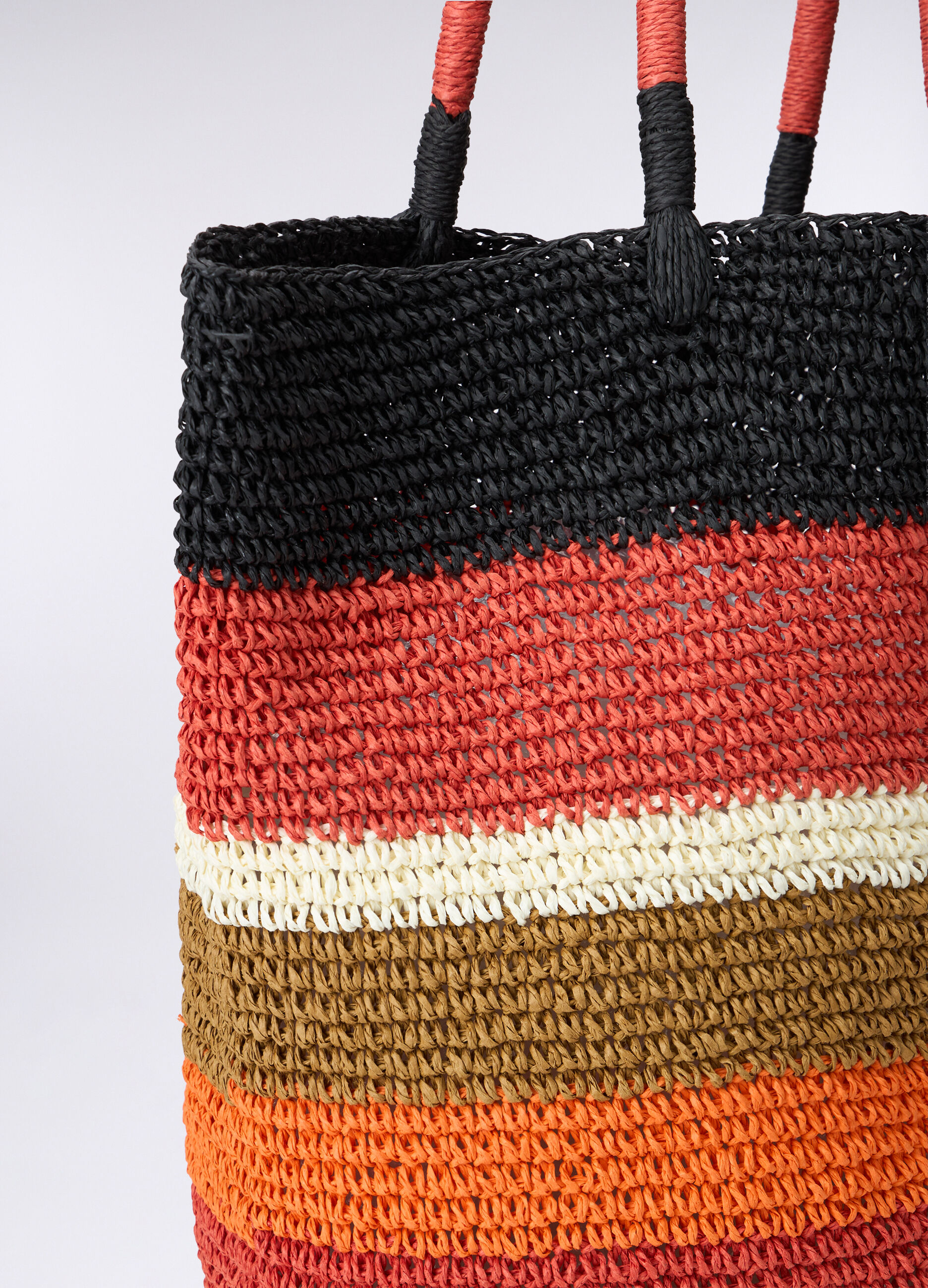 Borsa mare in carta tessile foderata donna_2