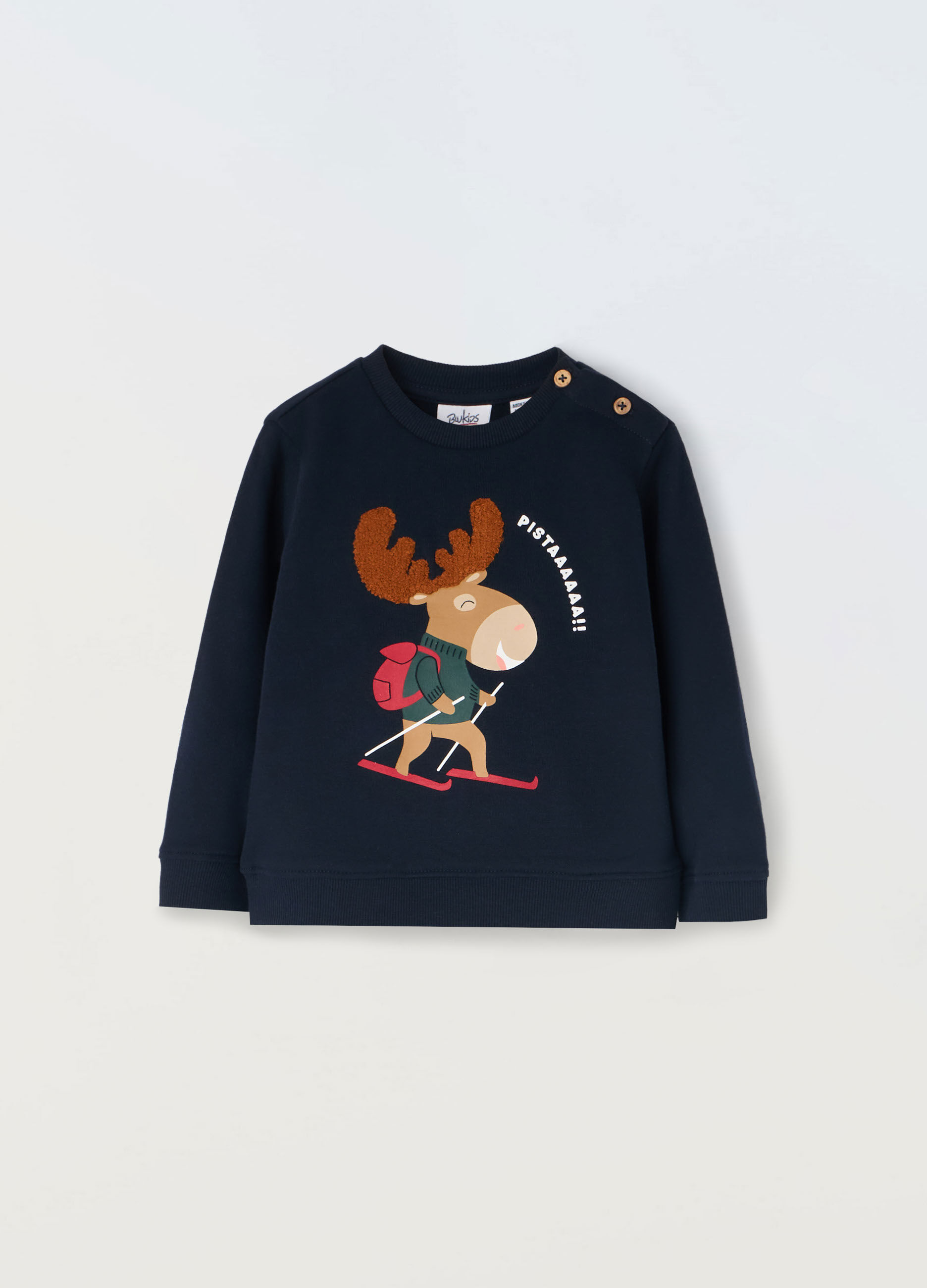 Felpa in puro cotone neonato_0