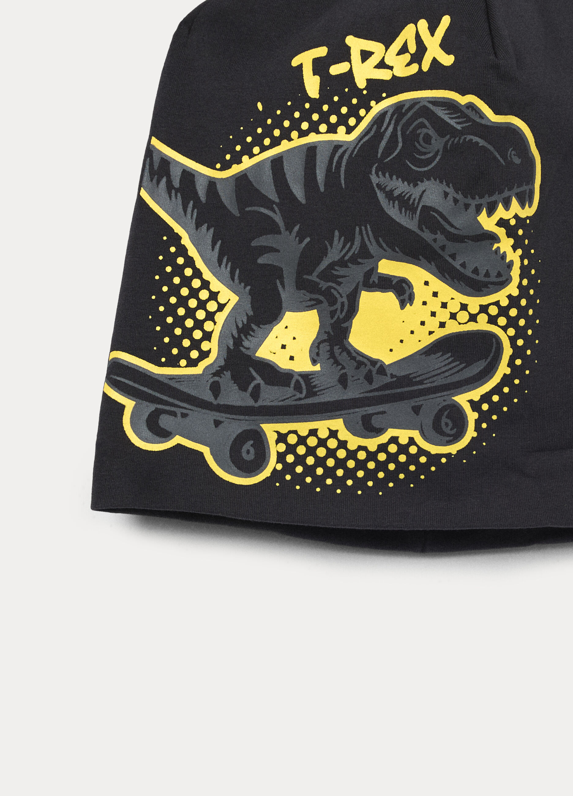 Berretto con stampa in french terry stretch_2