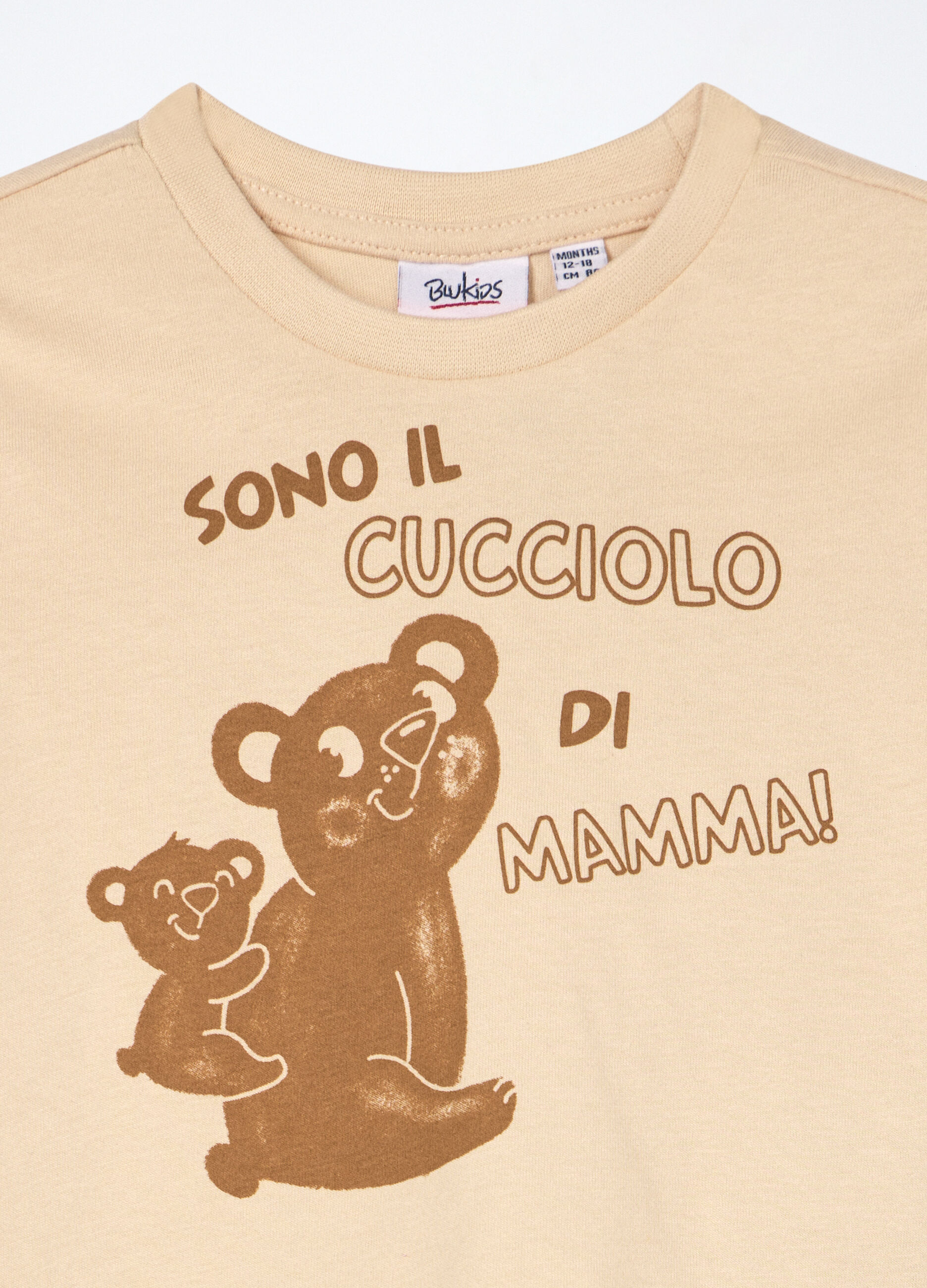 T-shirt in jersey di puro cotone neonato_2