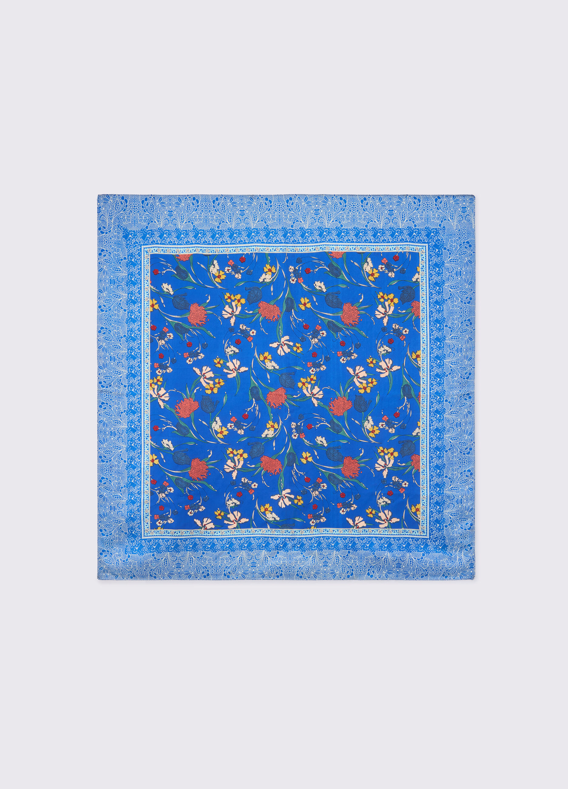 Foulard con stampa donna_0