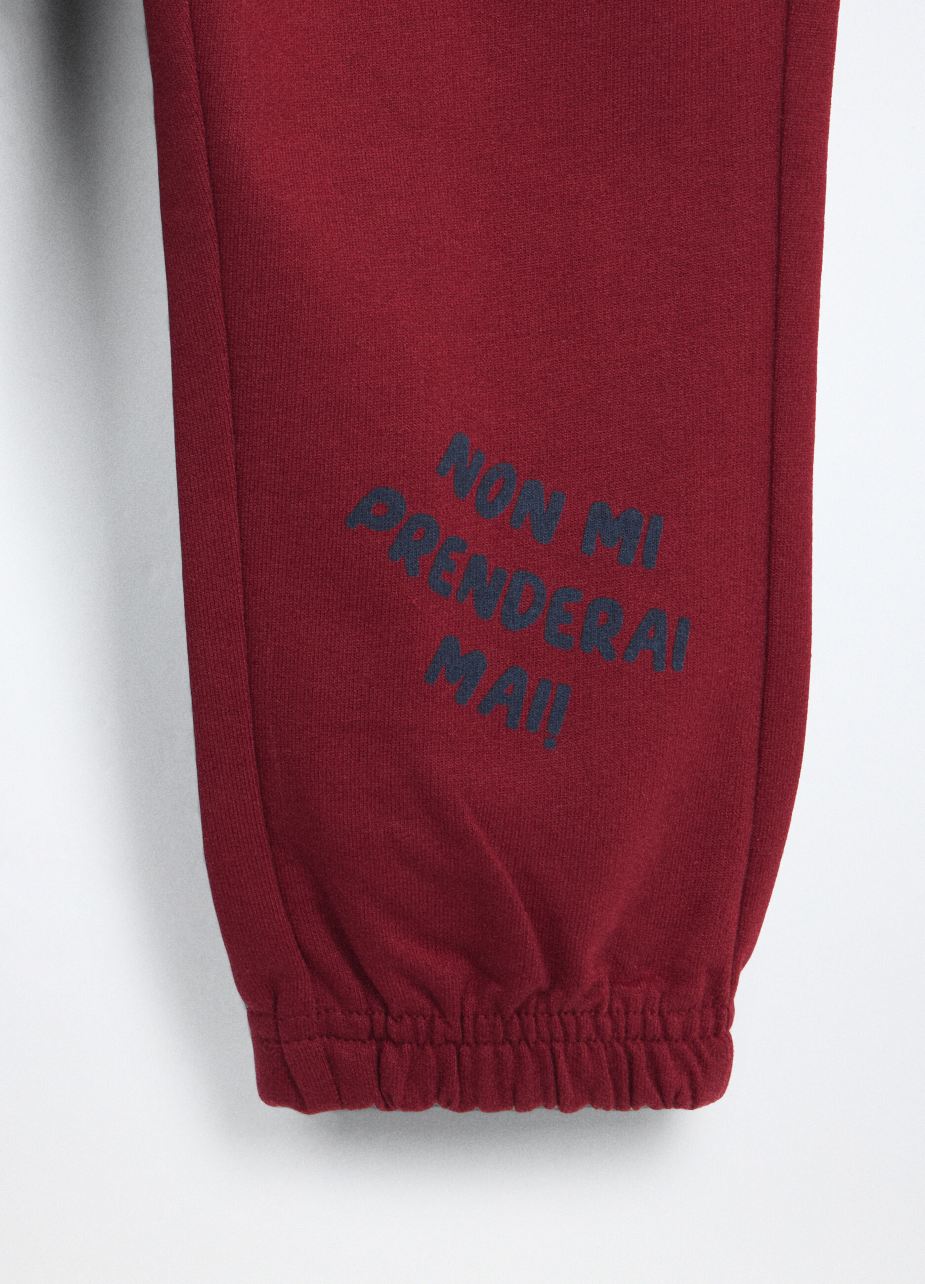 Jogging set in french terry di puro cotone neonato_3