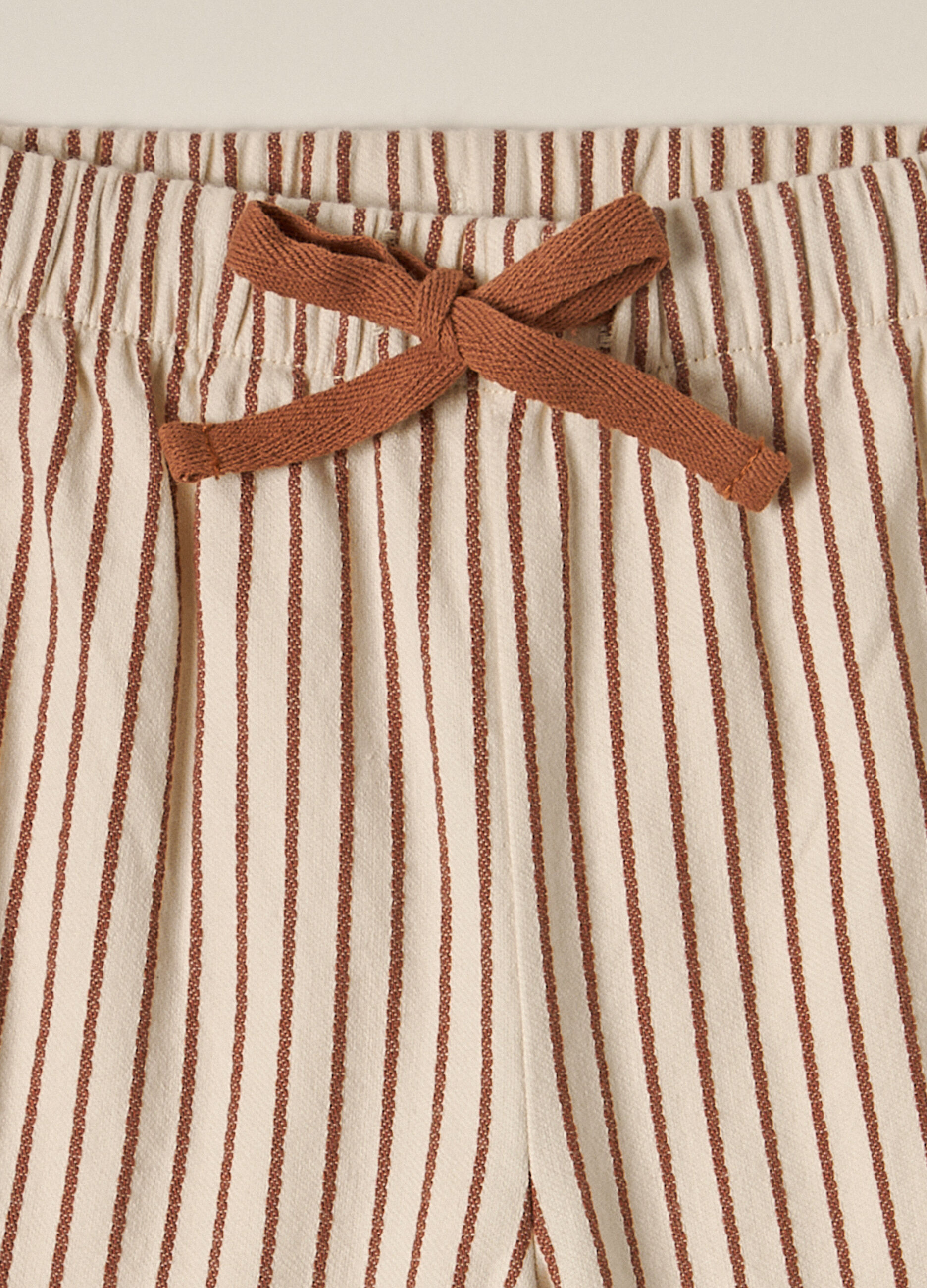 Pantaloni in twill di cotone stretch IANA neonato_2