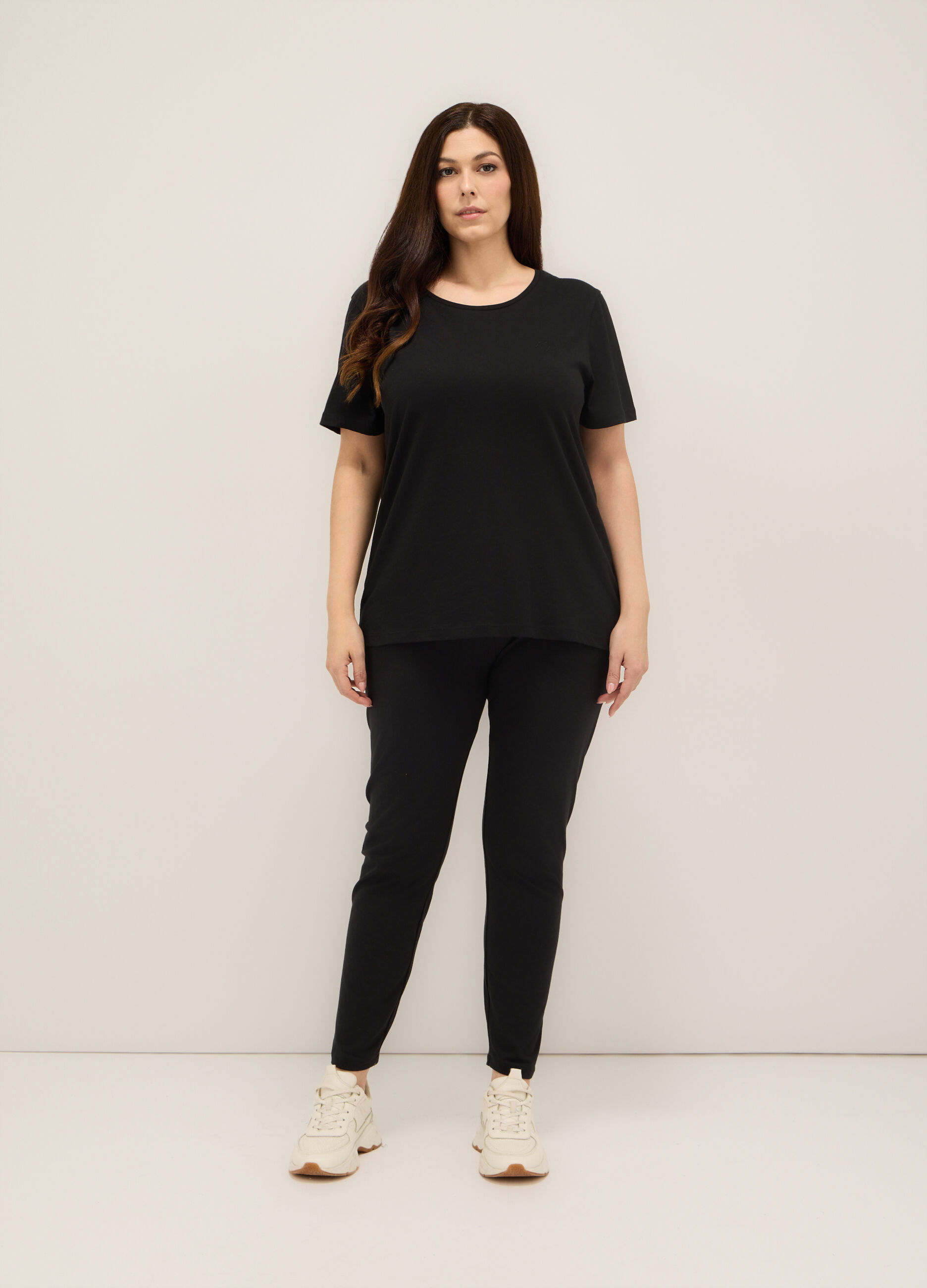 Leggings in cotone stretch donna curvy_0