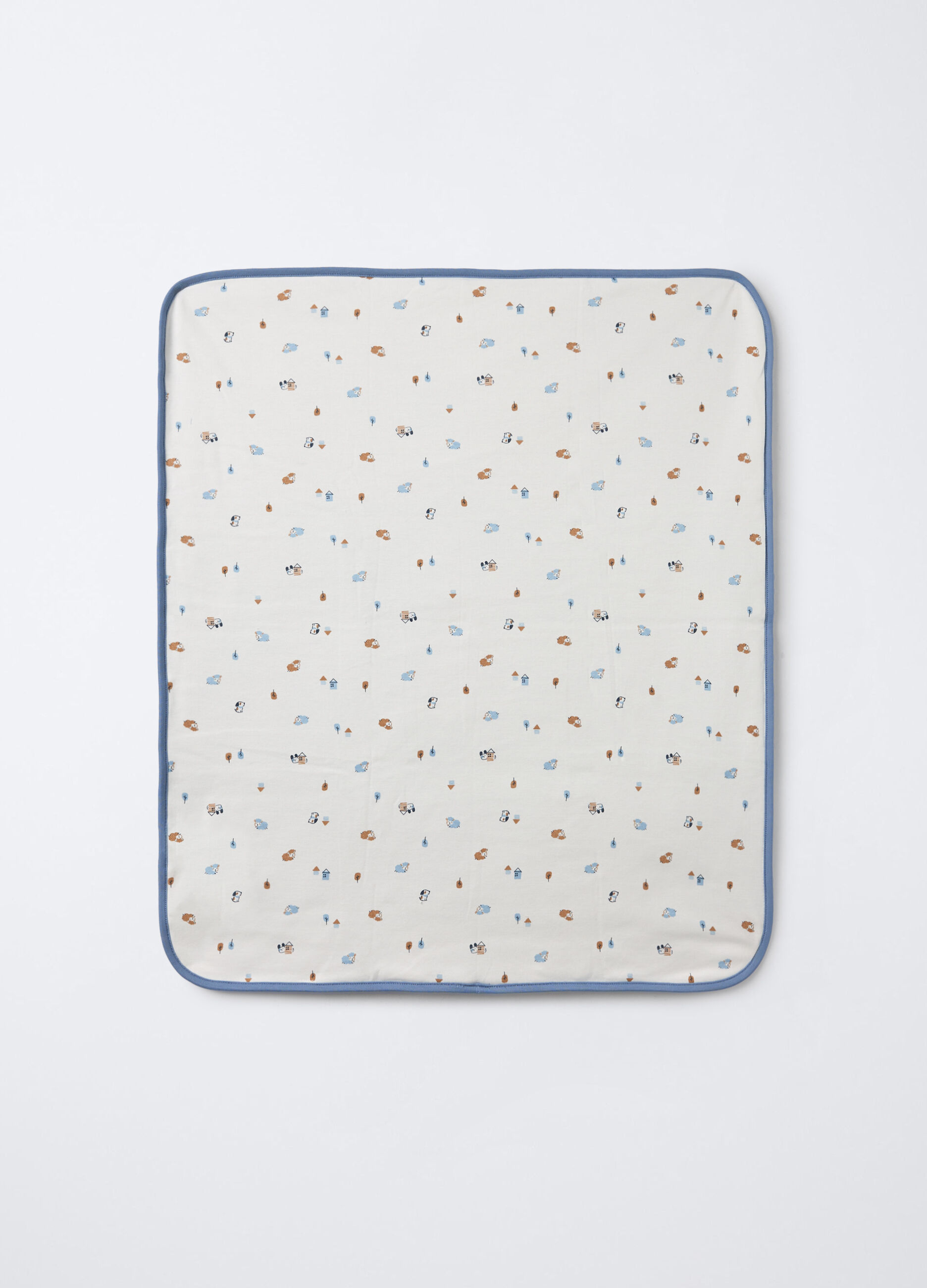 Coperta imbottita misto cotone velour neonata_2