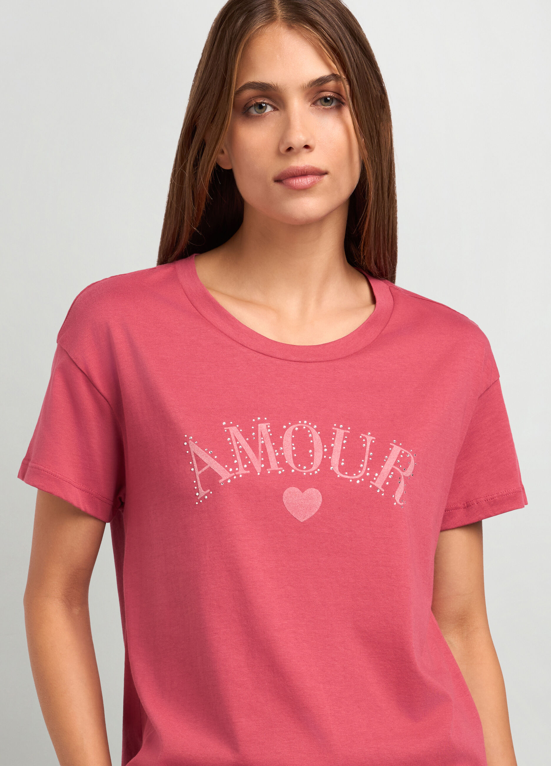 T-shirt in puro cotone donna_2