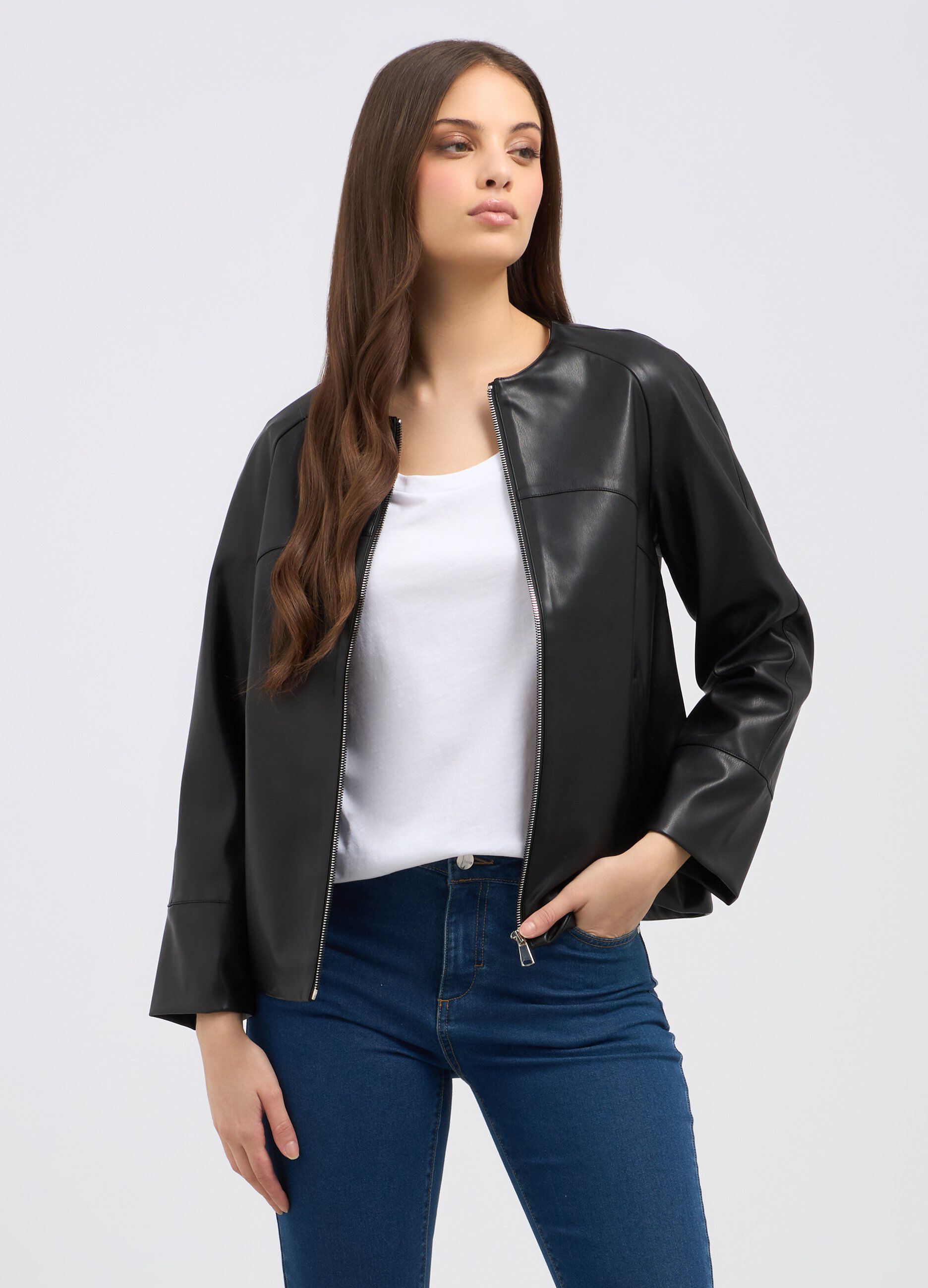 T-shirt in puro cotone donna_0
