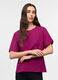 T-shirt girocollo stretch donna_0