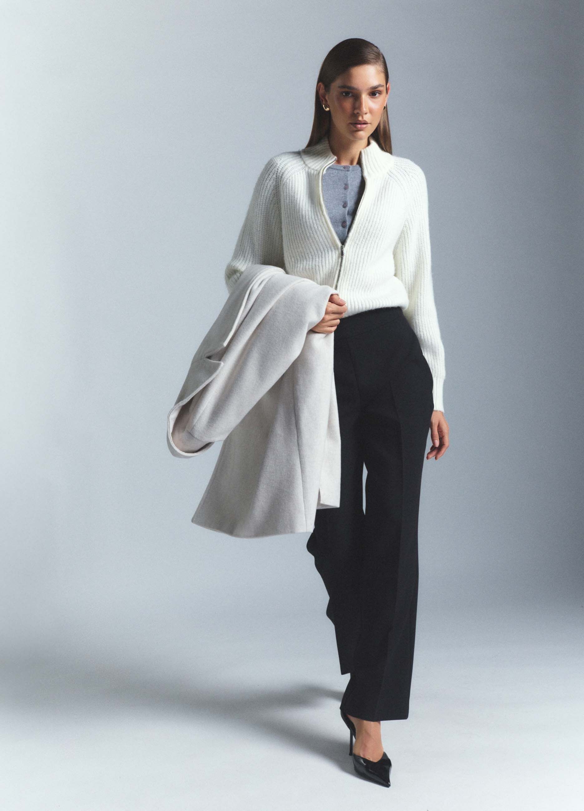 Pantaloni Formal Fit in viscosa stretch donna_0