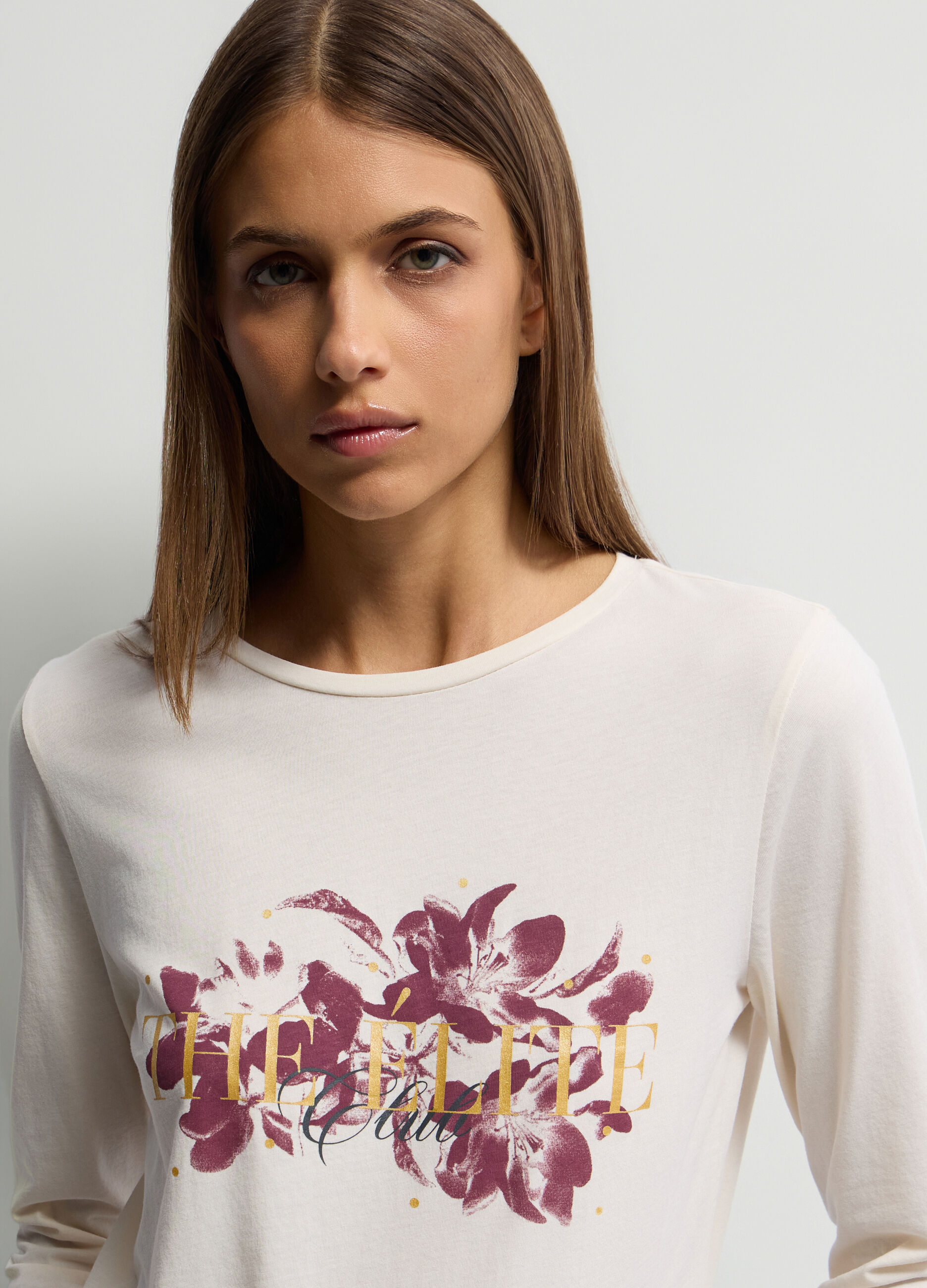T-shirt girocollo donna_2