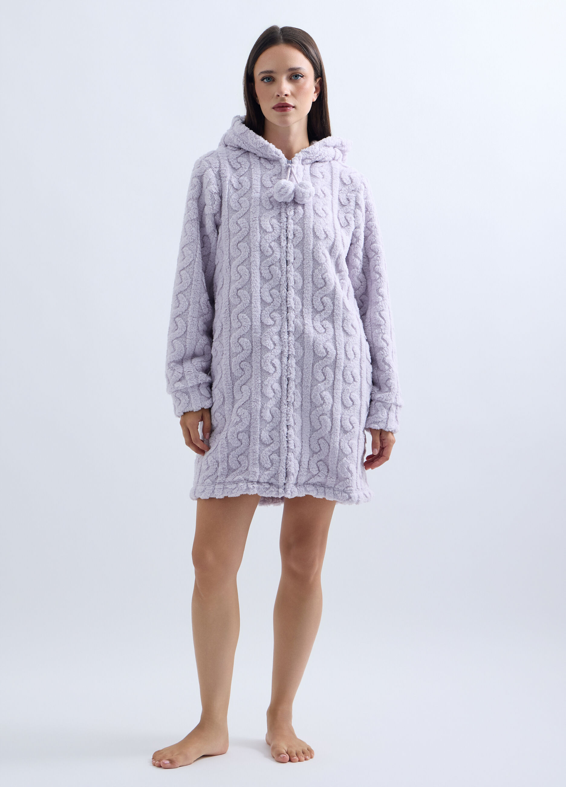 Vestaglia in sherpa donna_0