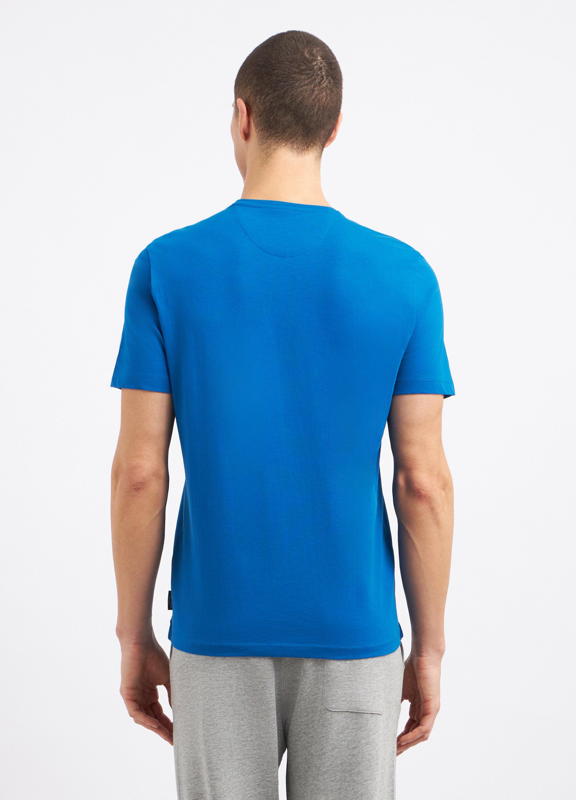 T-shirt girocollo in puro cotone uomo_1