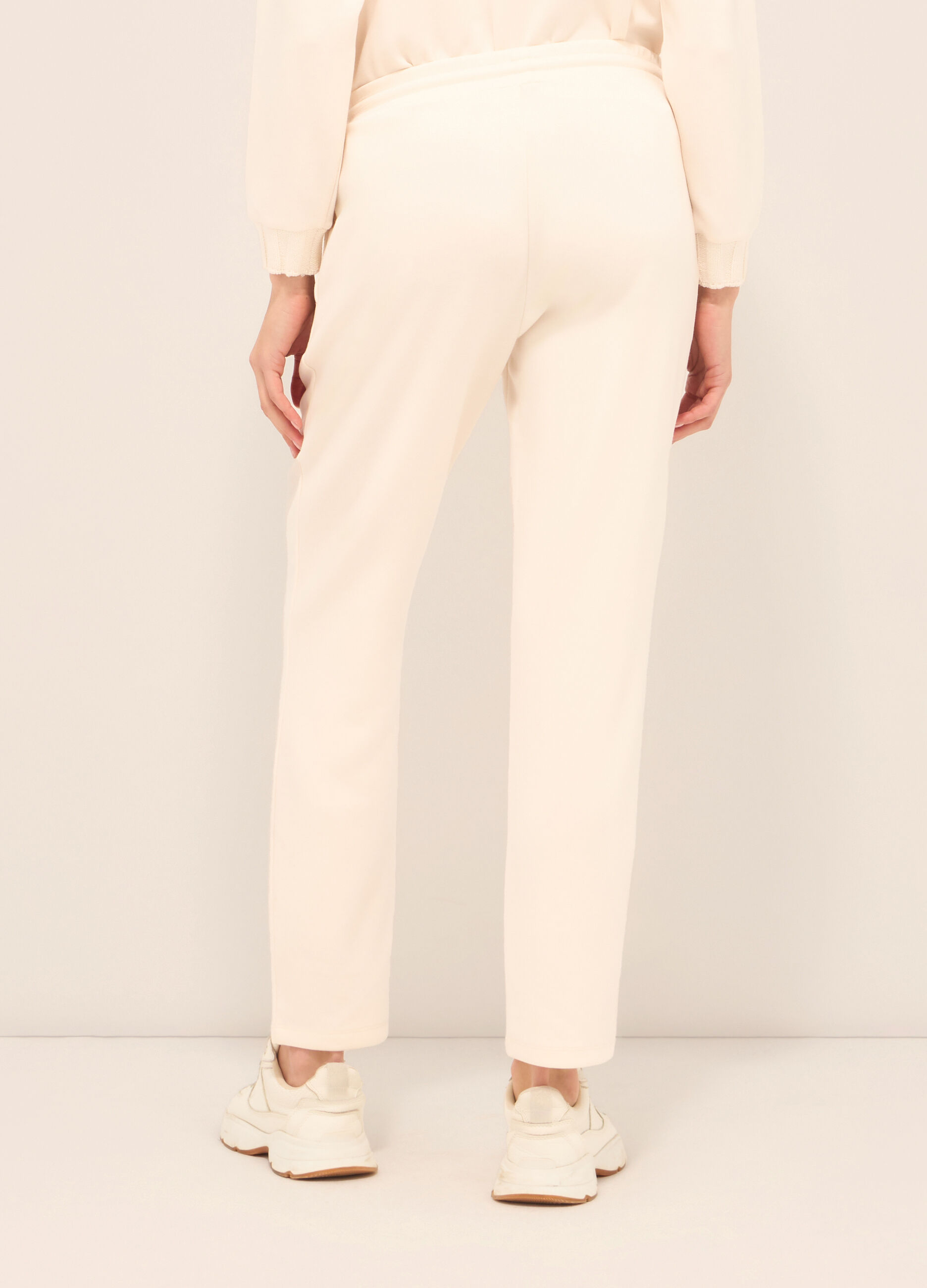 Jogger in misto viscosa donna_1