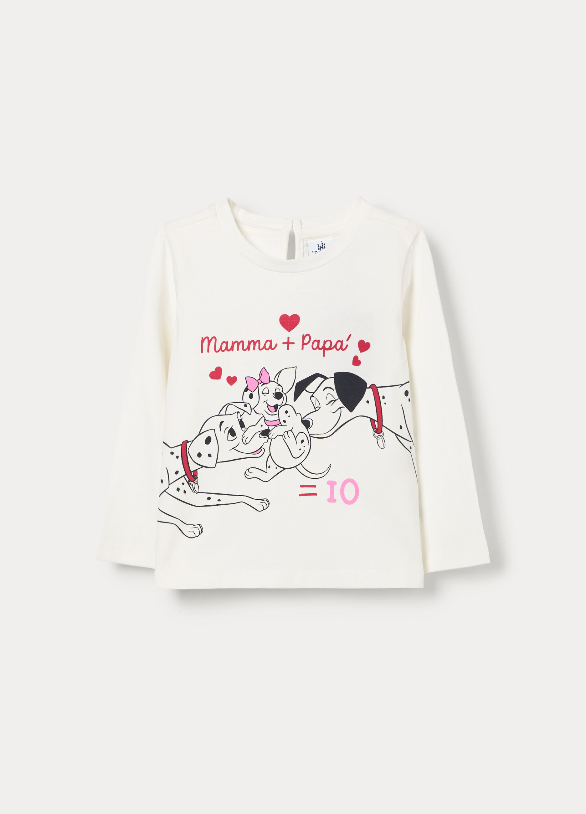 T-shirt Disney in jersey di cotone stretch bimba_0