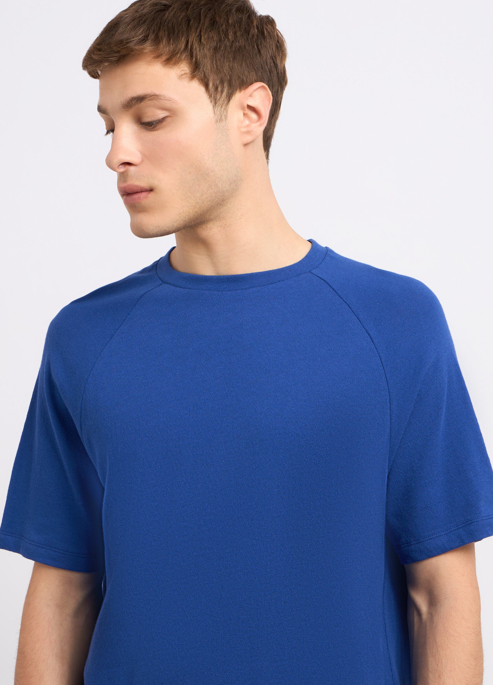 T-shirt in misto lino uomo_2