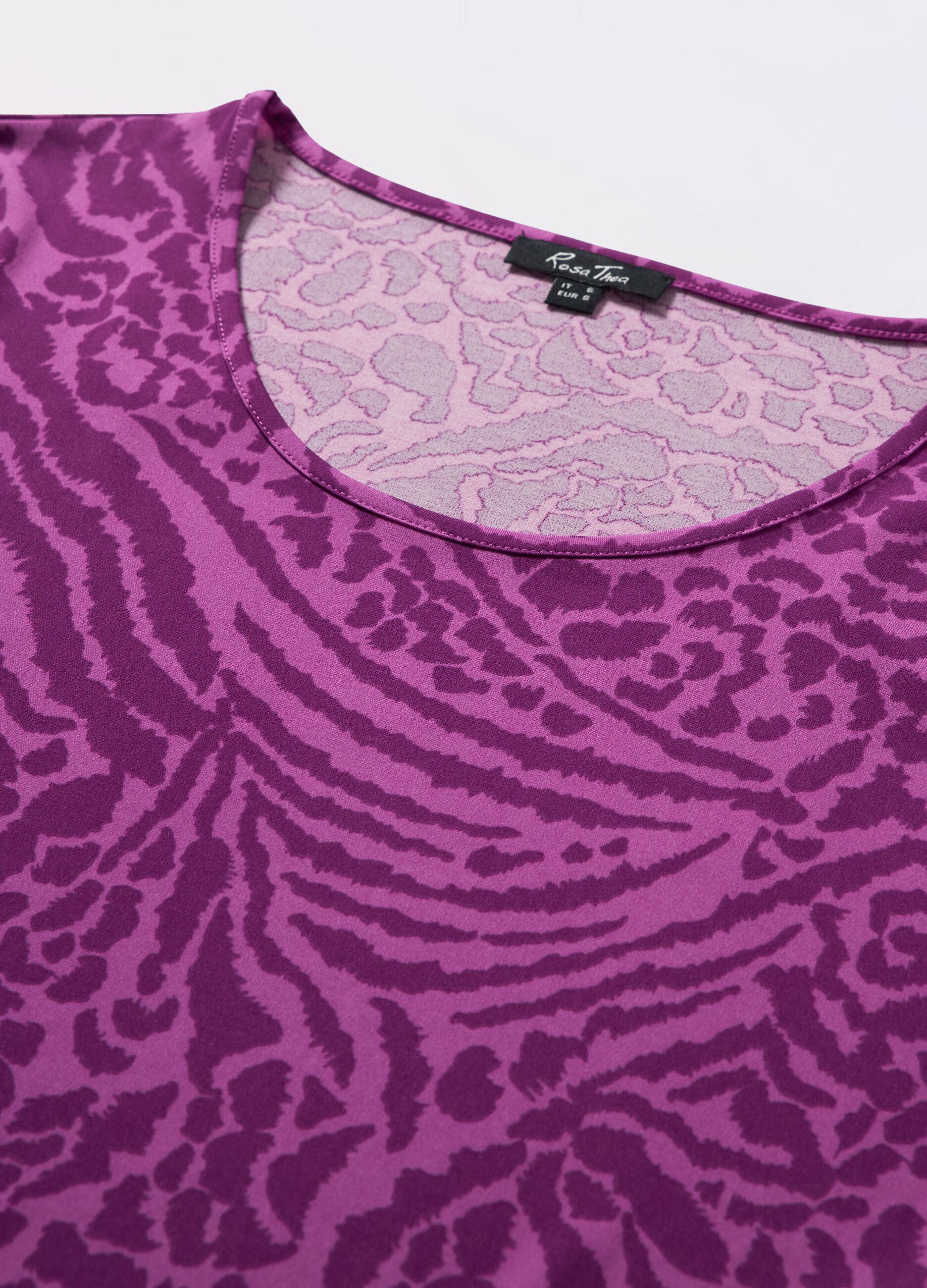 T-shirt in jersey stretch donna curvy_1