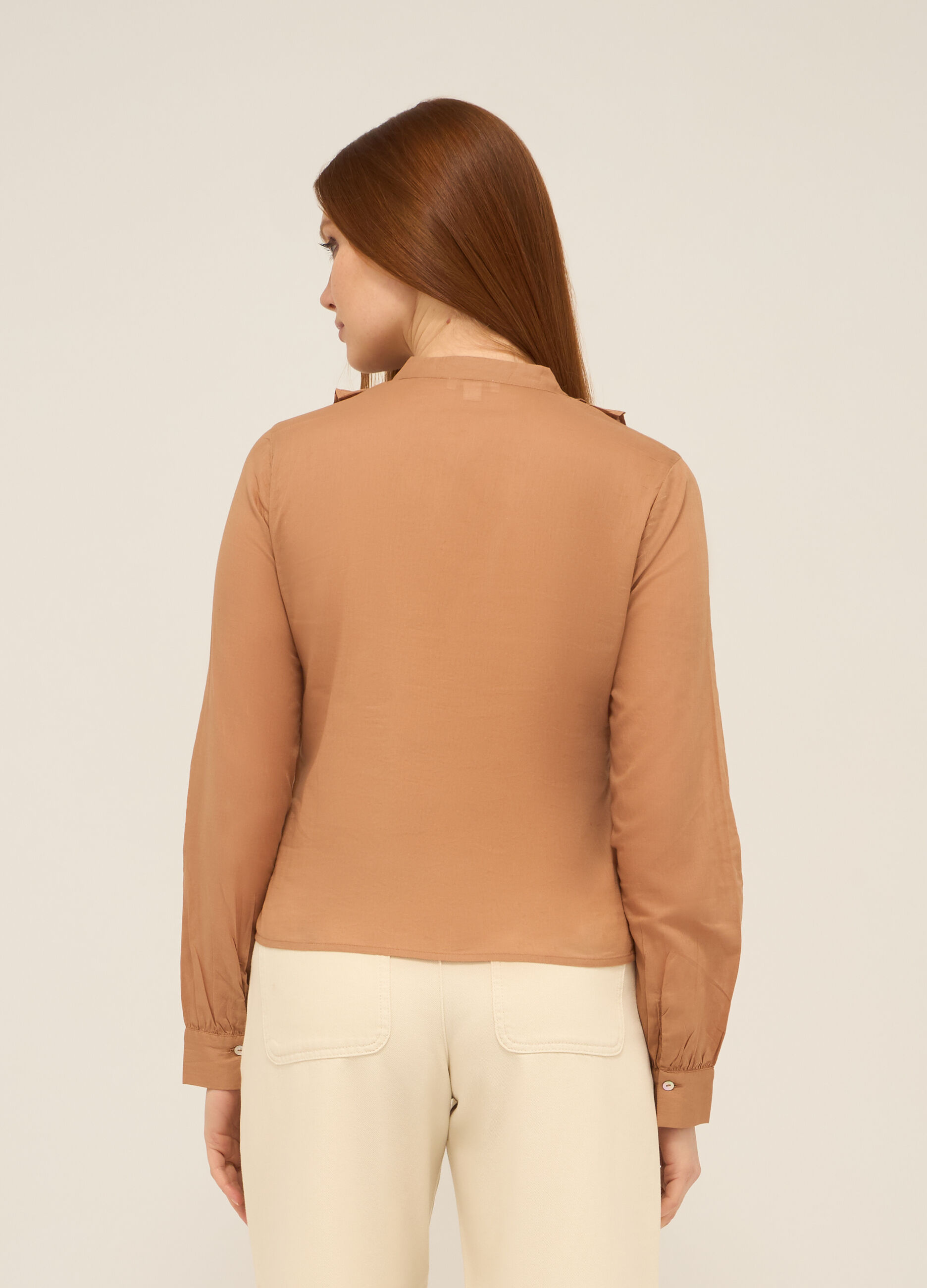 Camicia in puro cotone voile donna