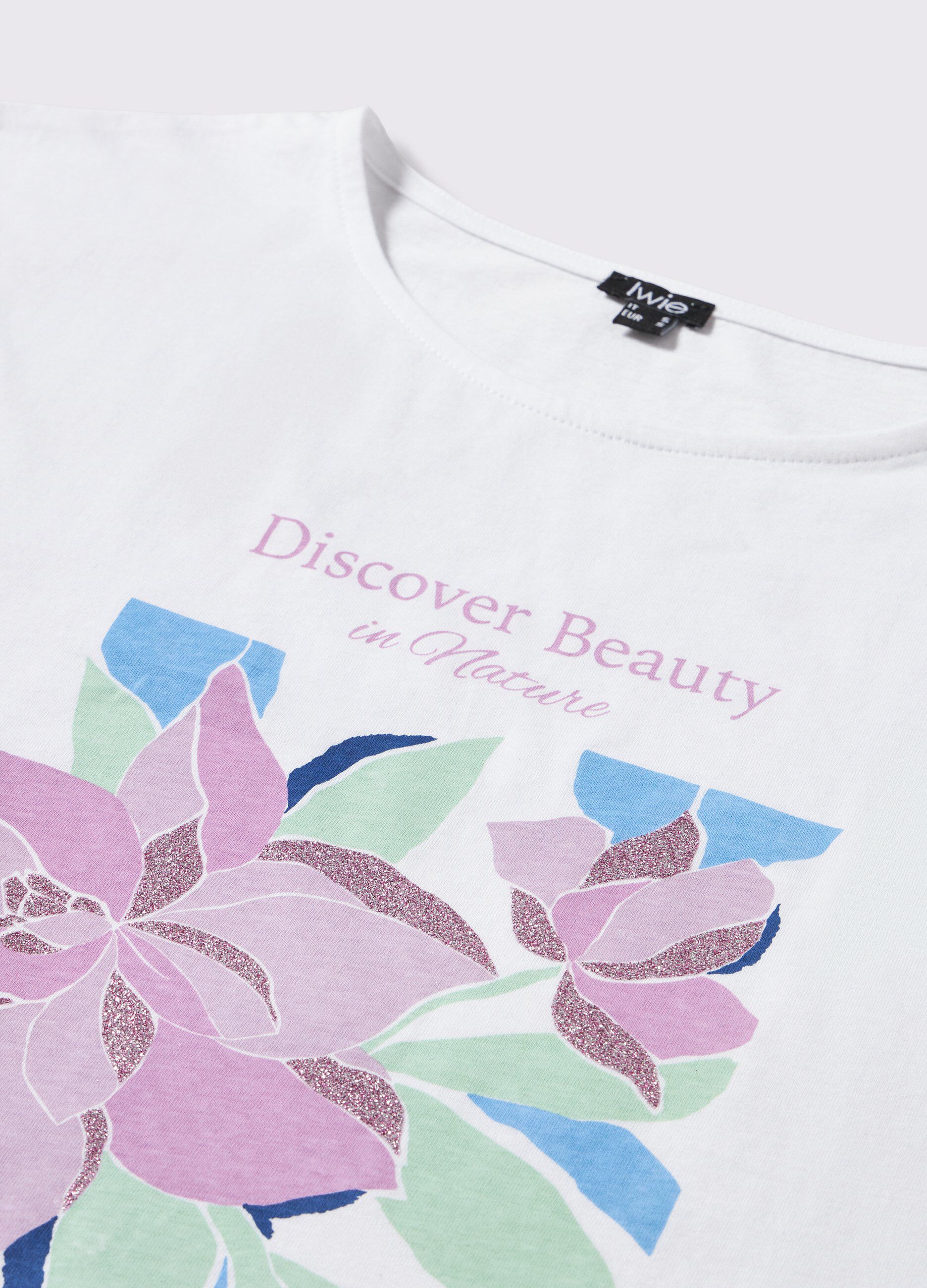 T-shirt in puro cotone donna_1