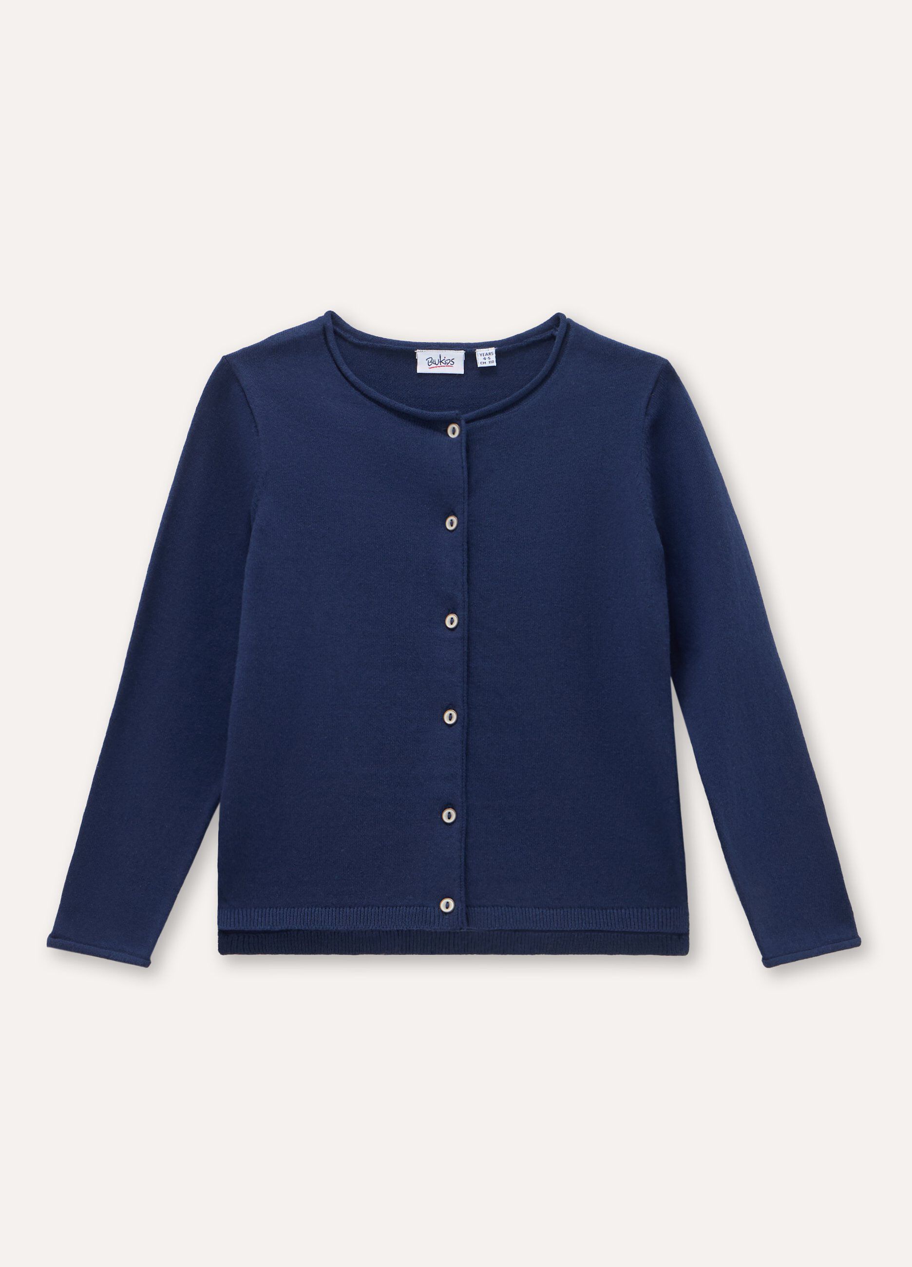 Cardigan in puro cotone bambina_0