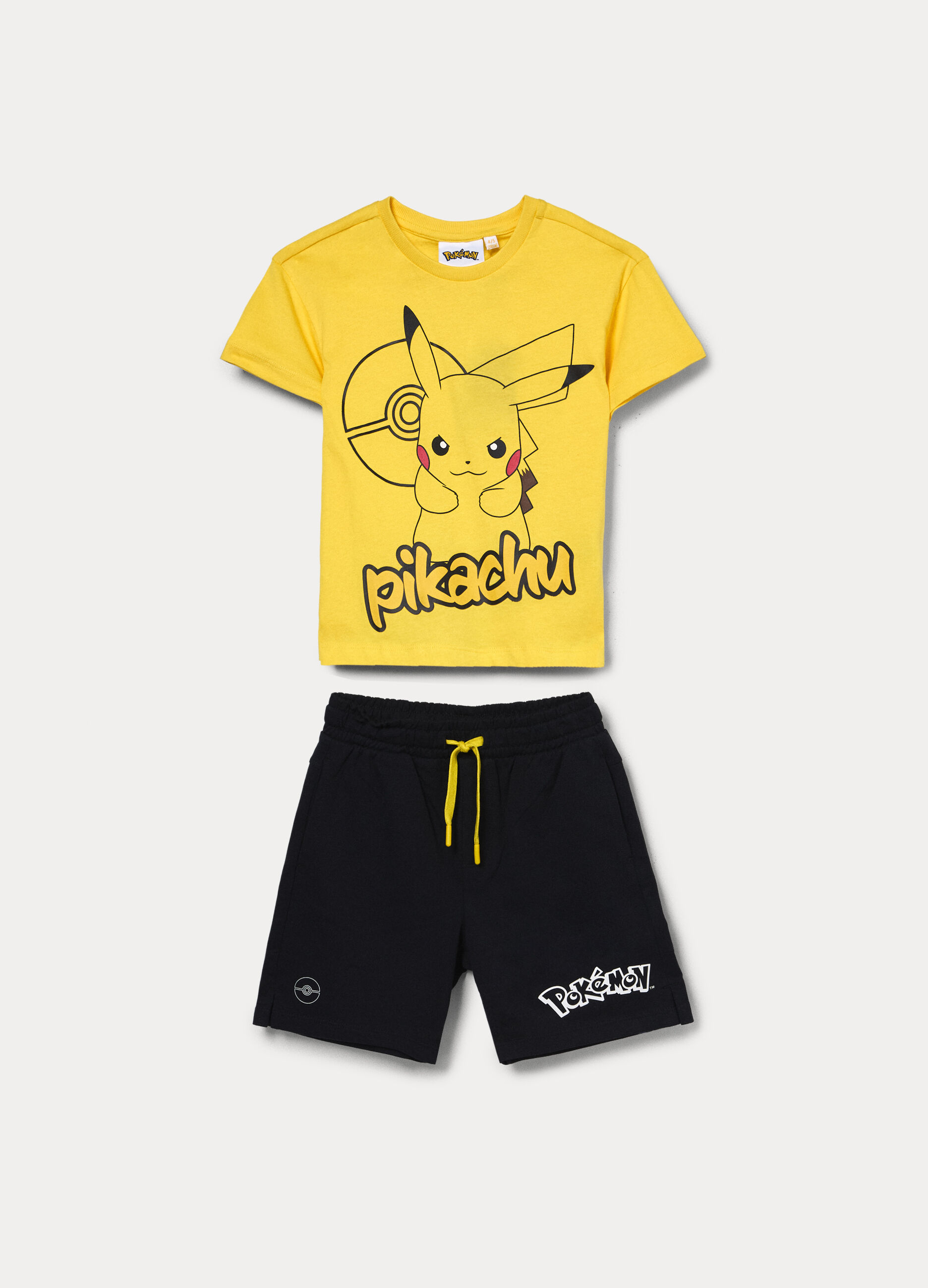 Jogging set Pok&eacute;mon in jersey di puro cotone bambino_0