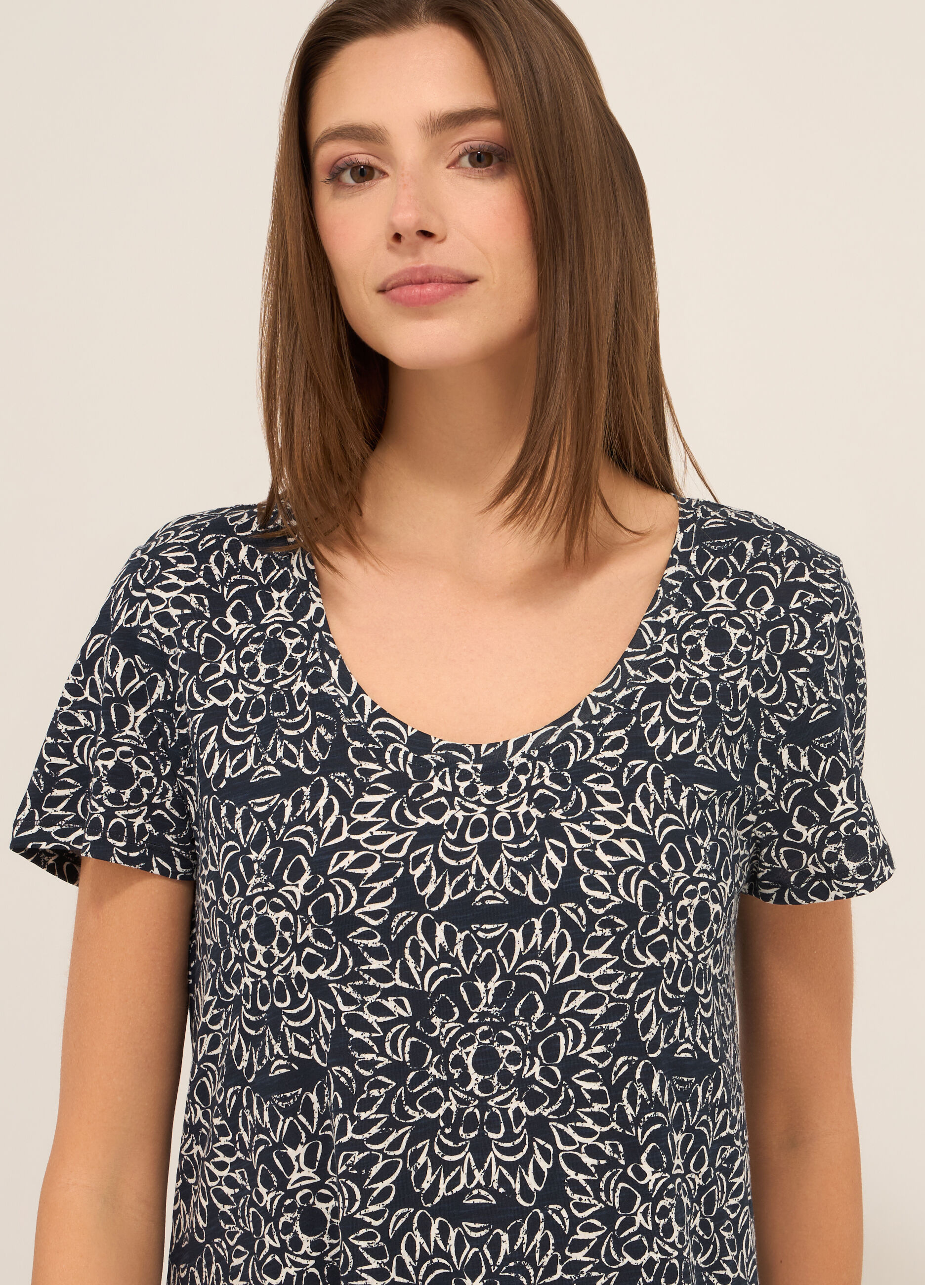 Abito lungo in puro cotone donna_2
