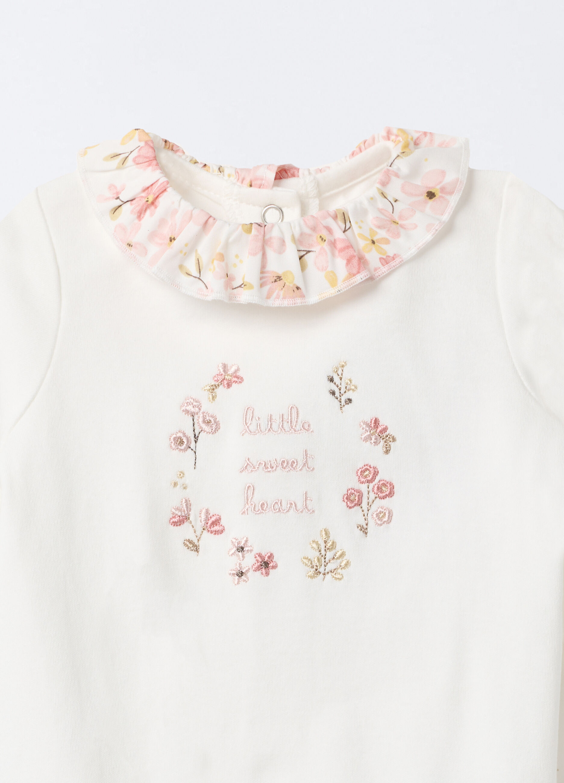 Tutina in interlock di puro cotone neonata_2