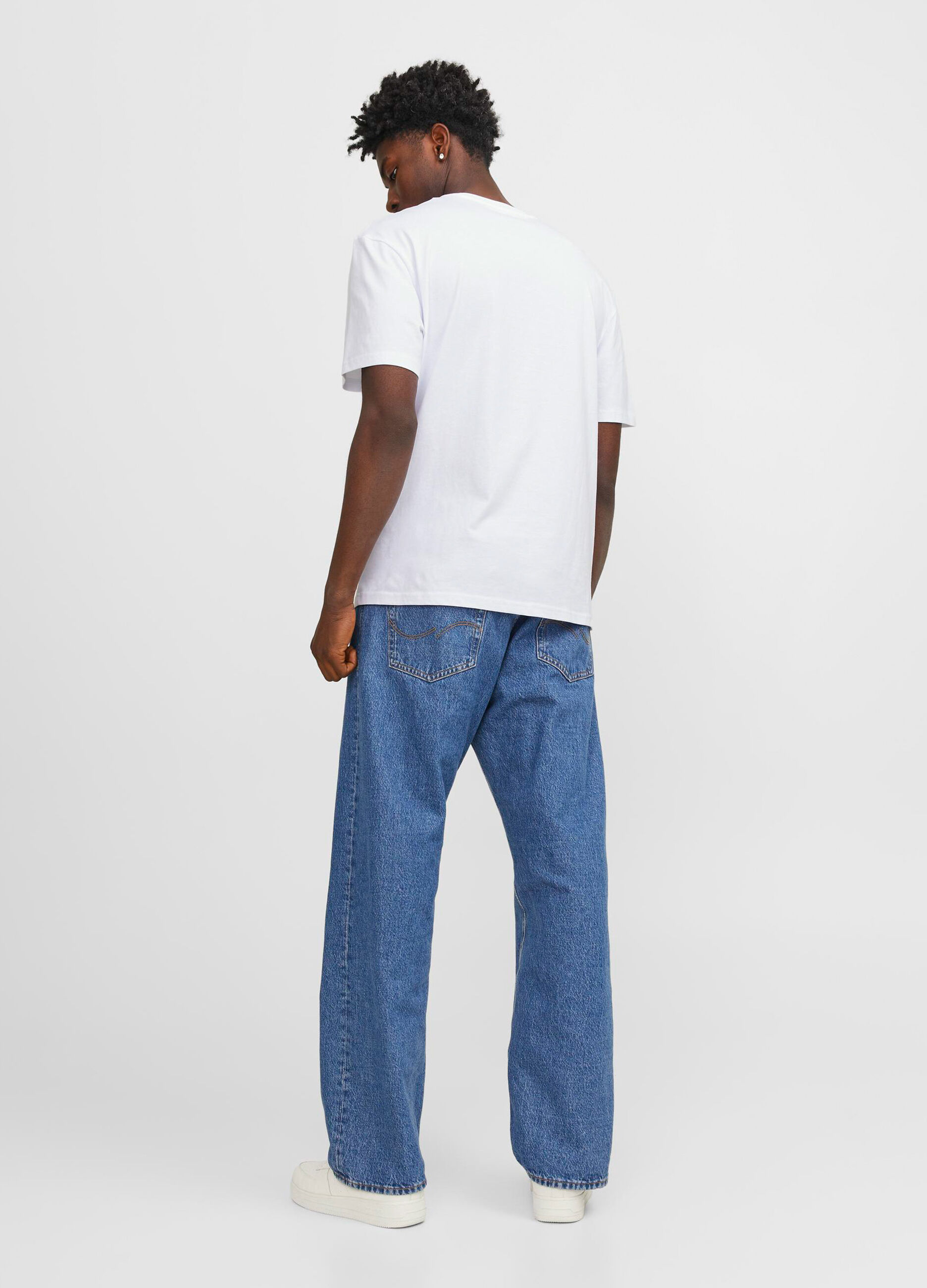 T-shirt girocollo con stampa uomo_1